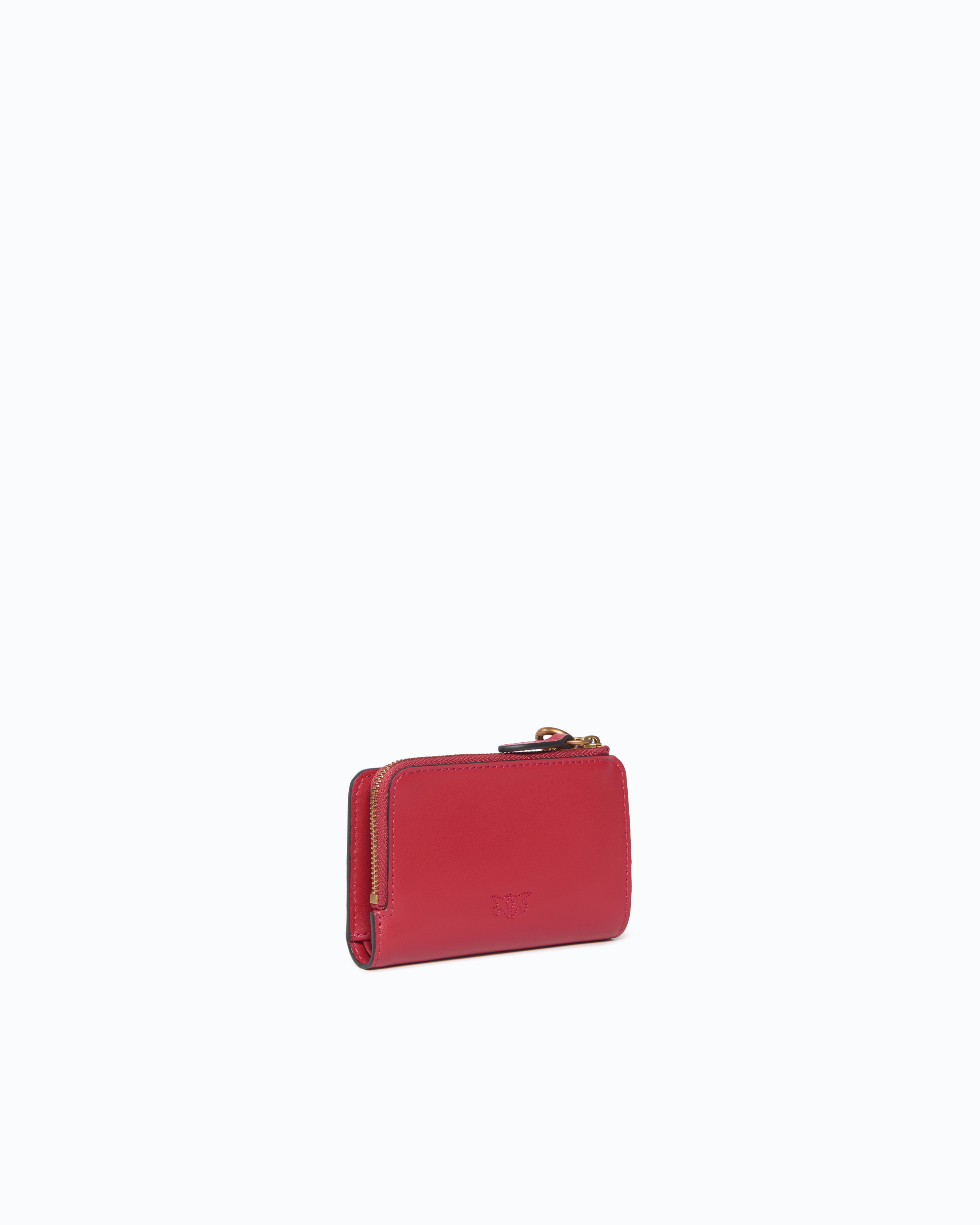 Leather mini wallet with tassel PINKO Multicolored