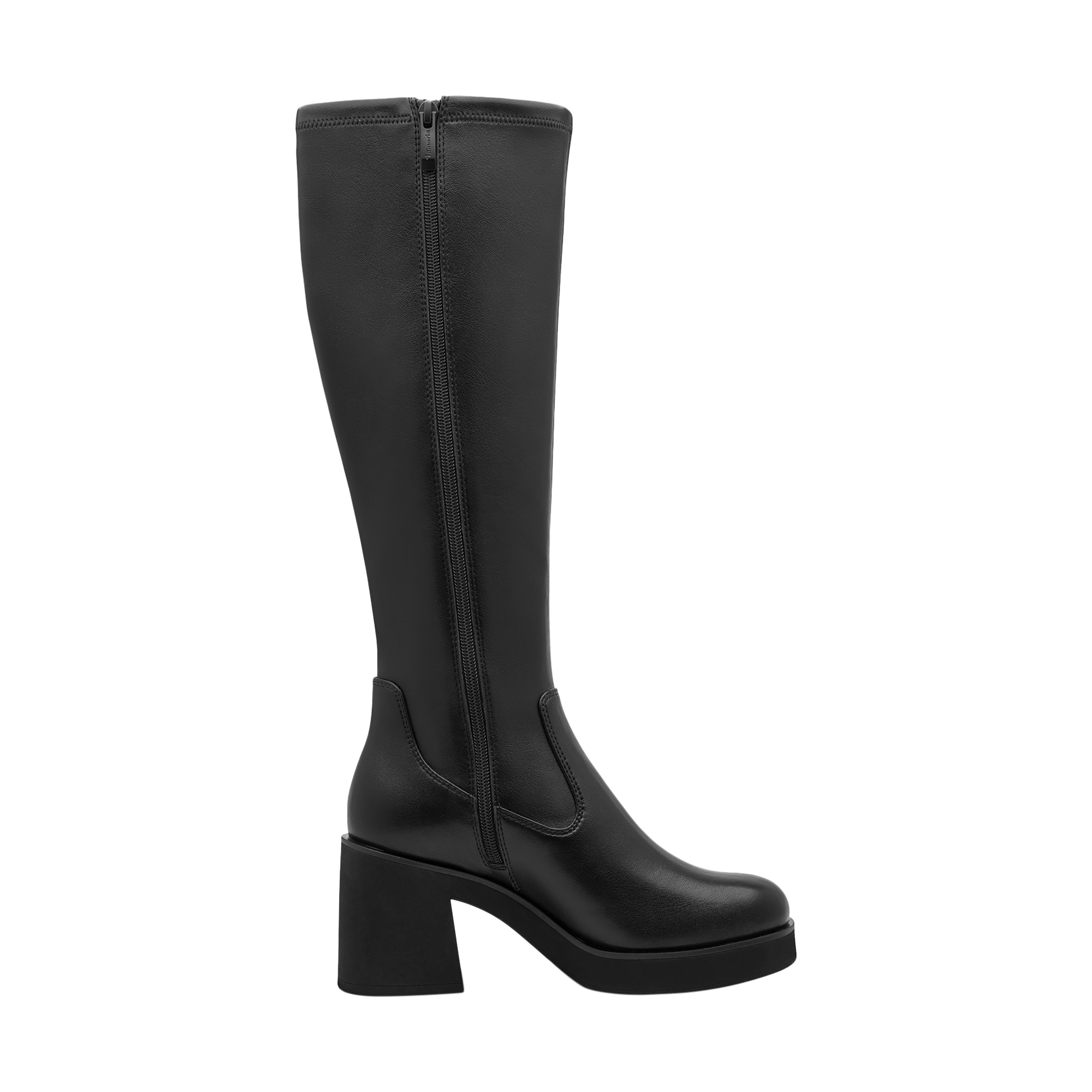 Zip-up boot TAMARIS Black