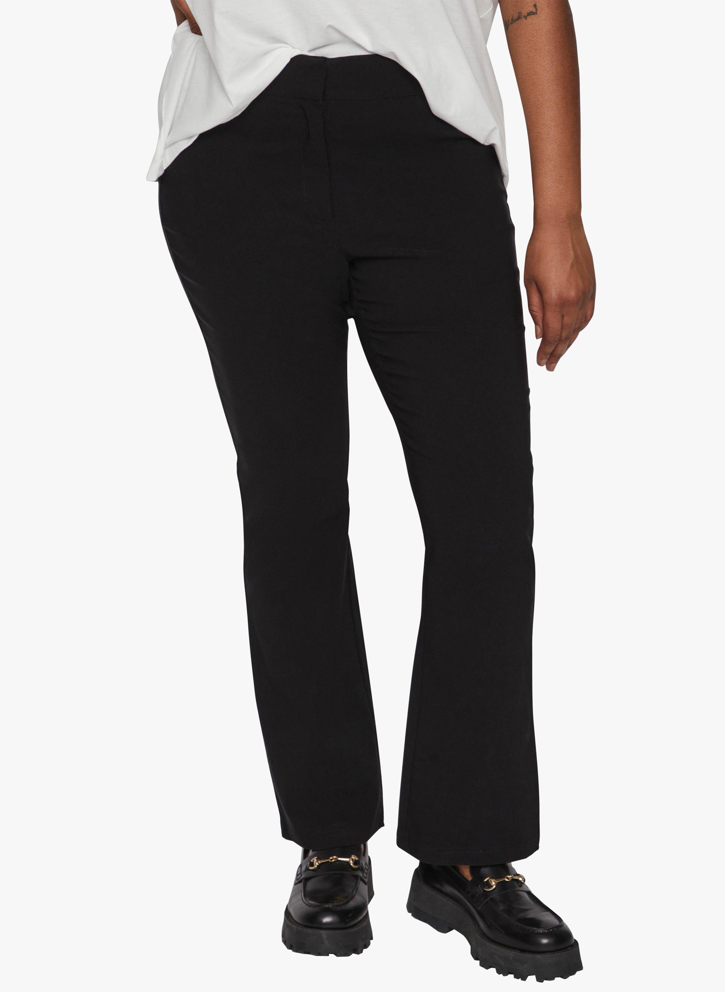 Pantalon bootcut stretch EVOKED Noir