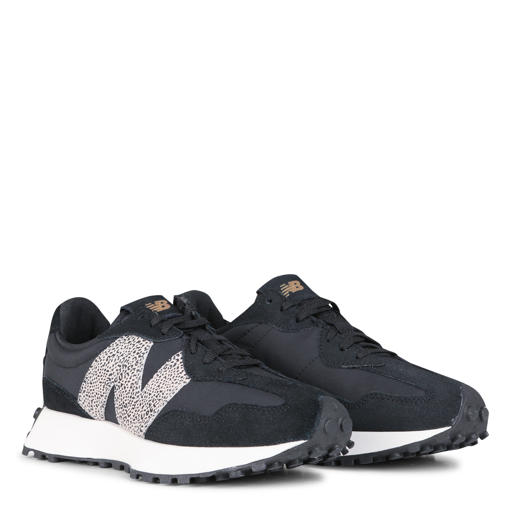 Low-top leather sneakers // Attente Go Evan NEW BALANCE Black