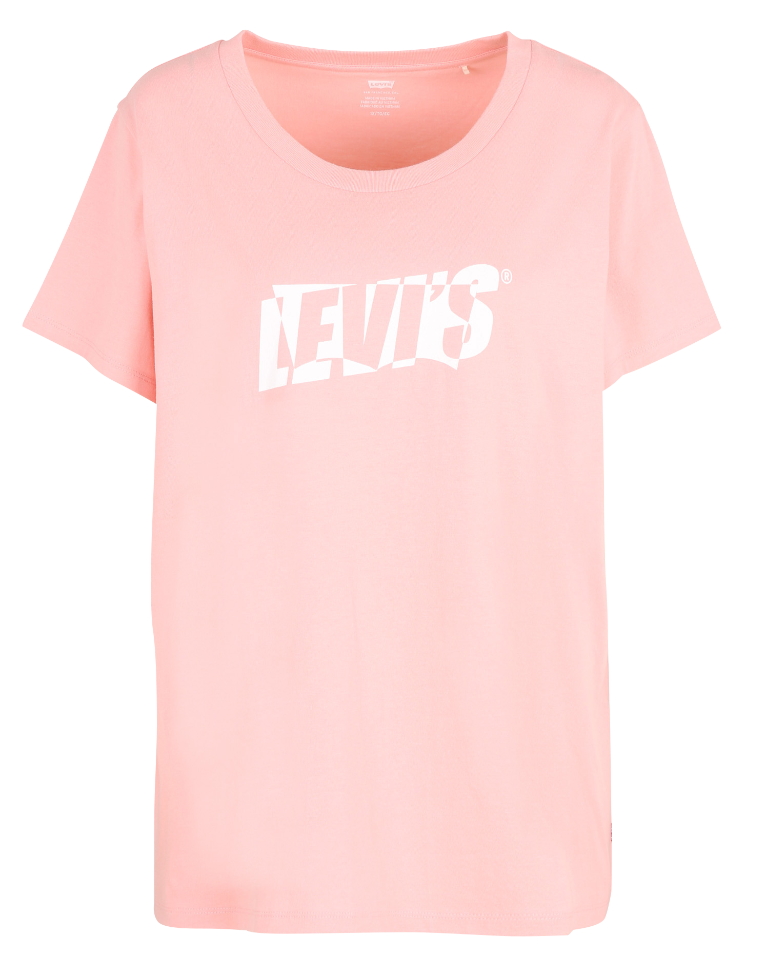 Tee-shirt col rond sérigraphié en coton  LEVI'S