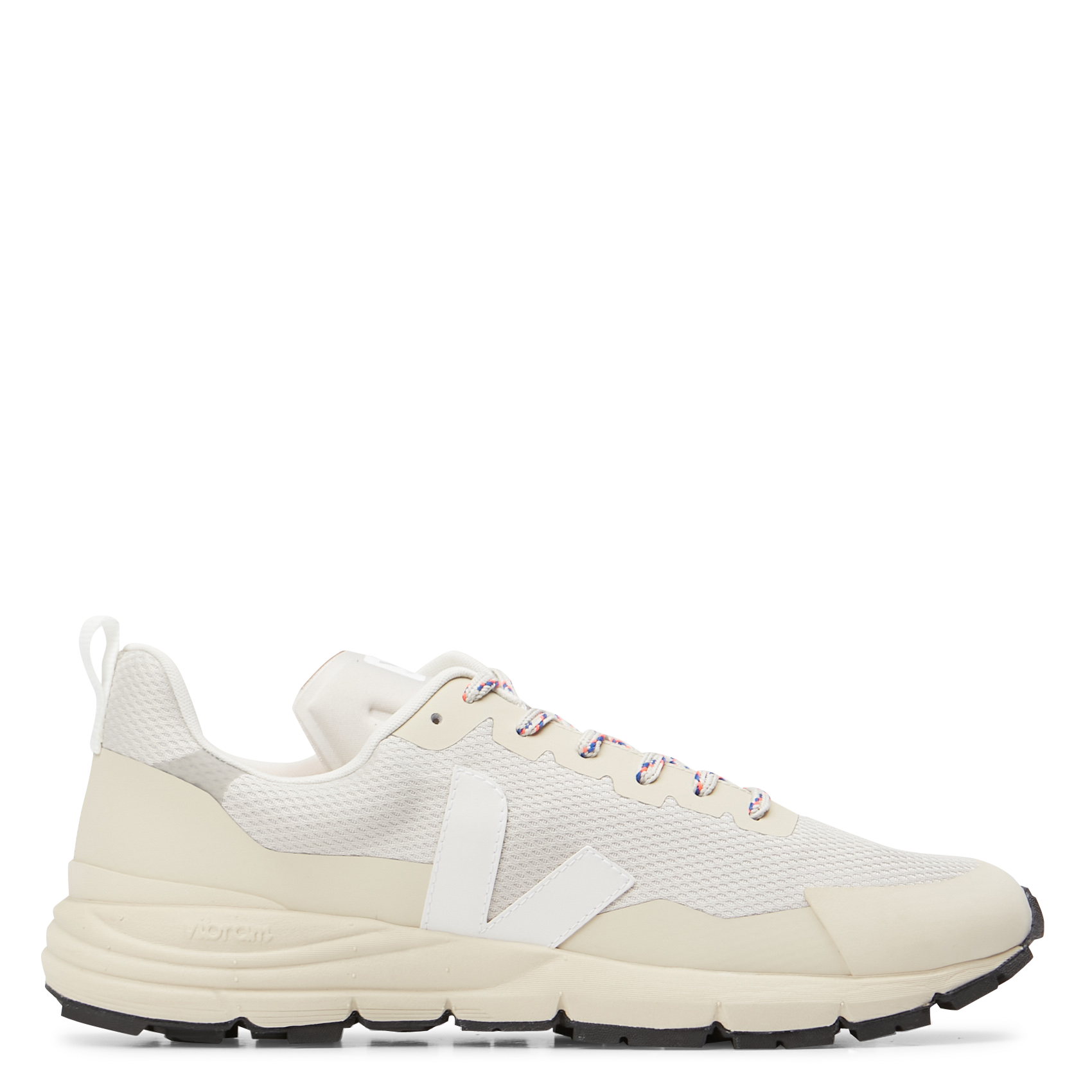 Platte sneakers van mesh VEJA Wit