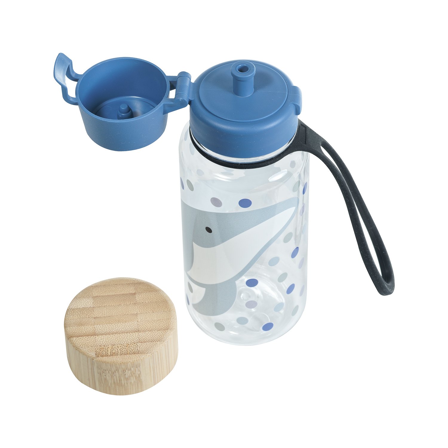 Gourde, Baleine KINDSGUT Bleu