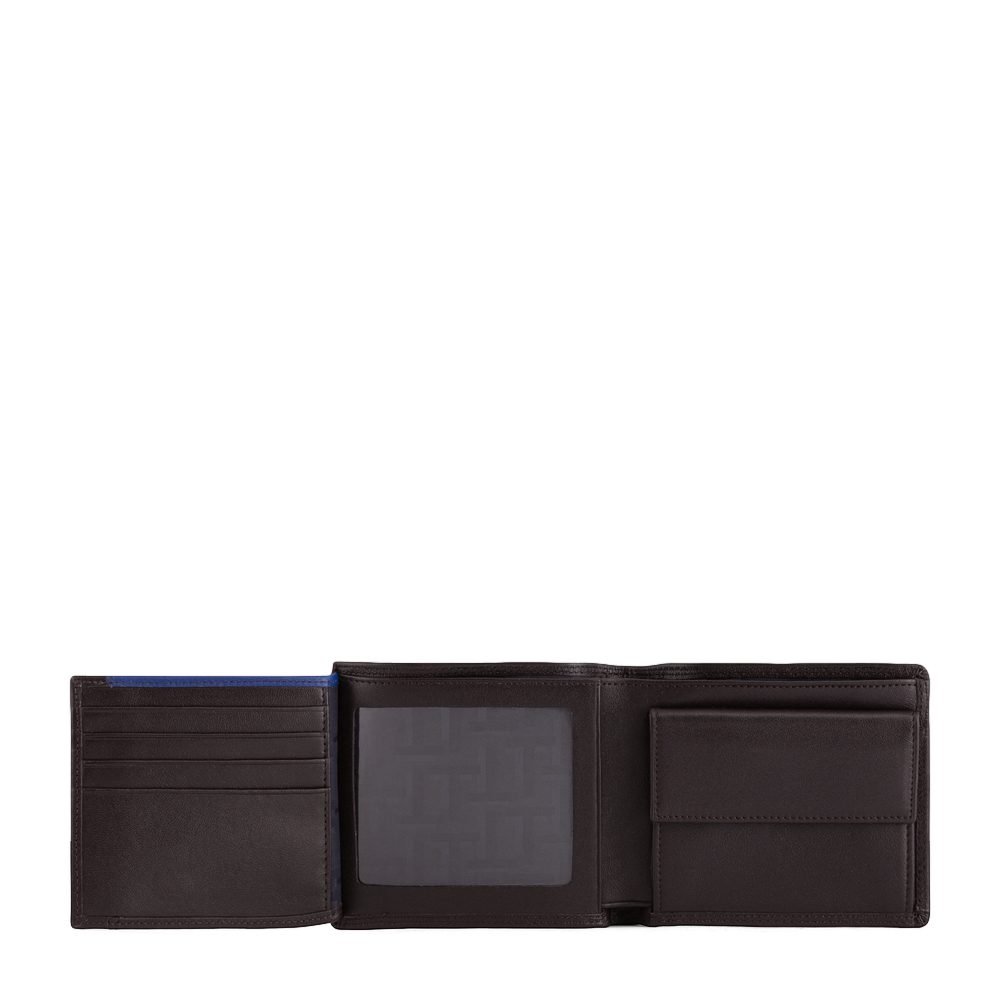 Gladde, leren portefeuille LE TANNEUR Bruin