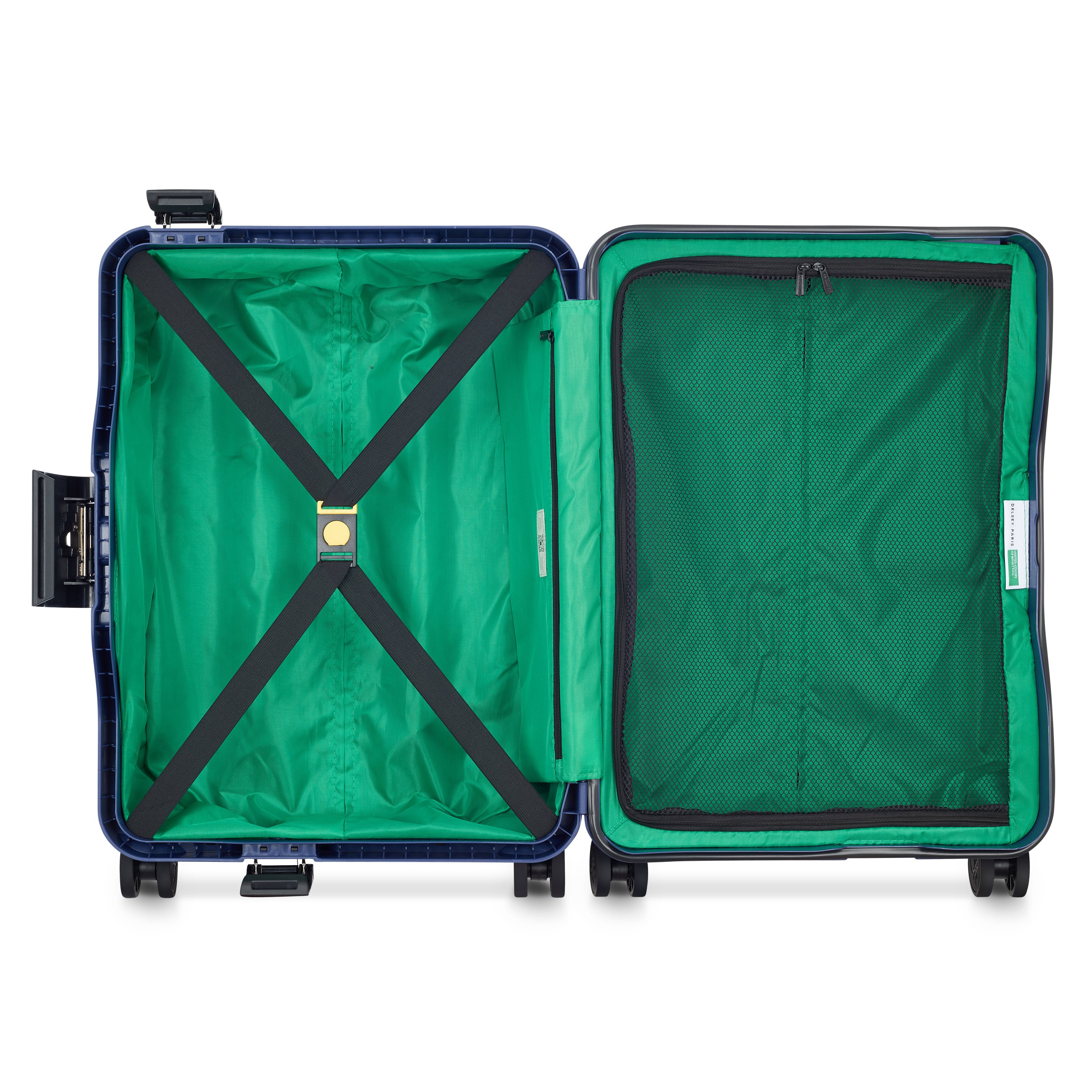 Rigid cabin suitcase DELSEY PARIS Blue