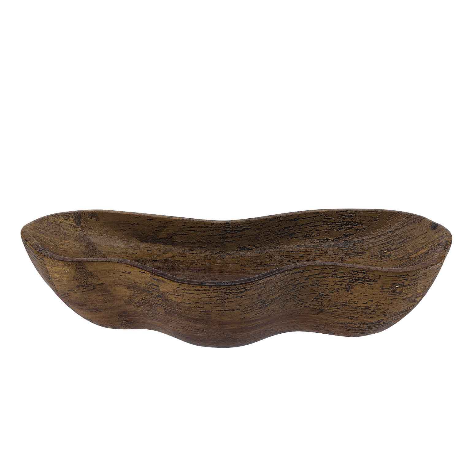 Decorative raw wood bowl POTIRON PARIS Brown
