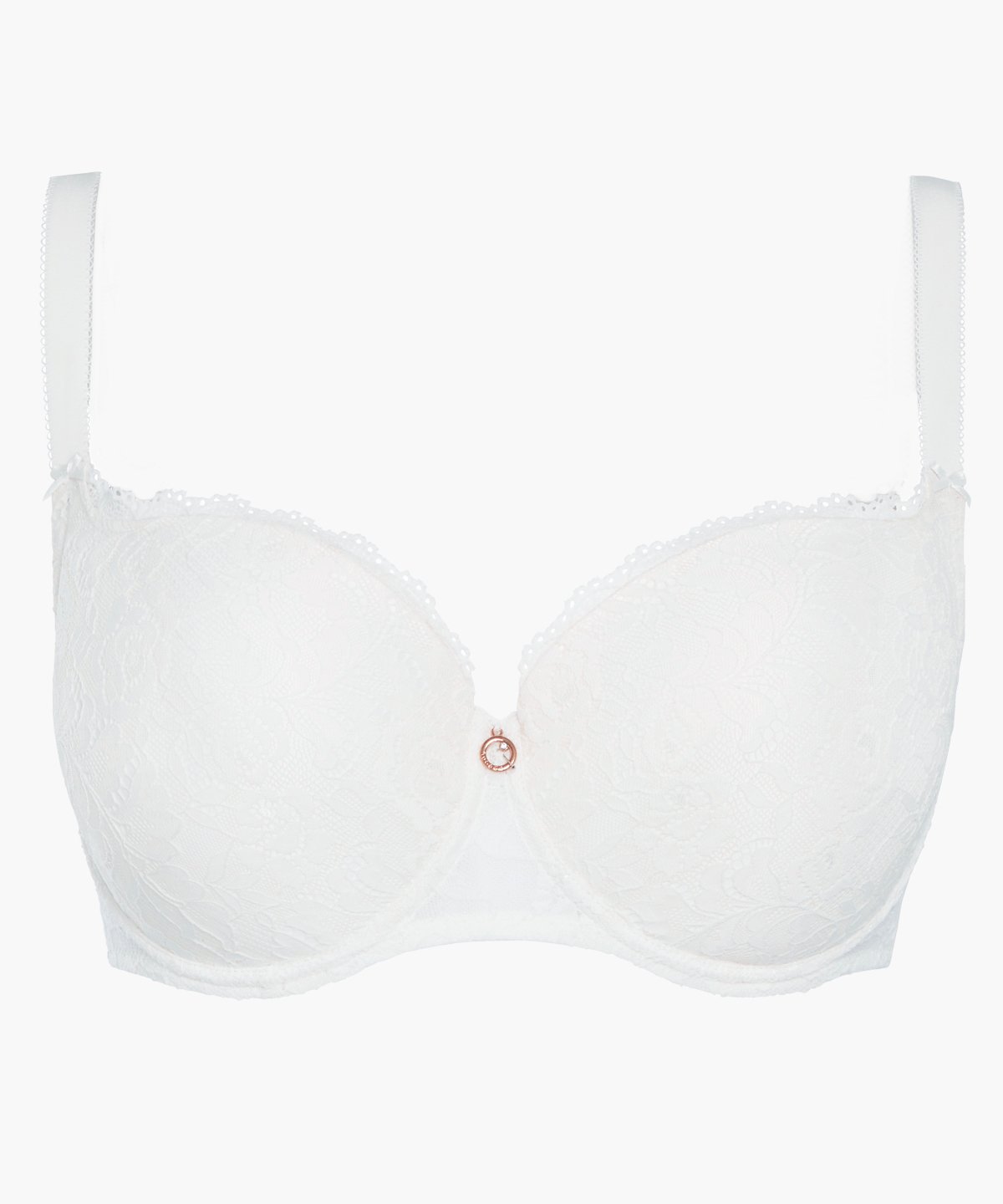 Comfort half-cup shell bra AUBADE White