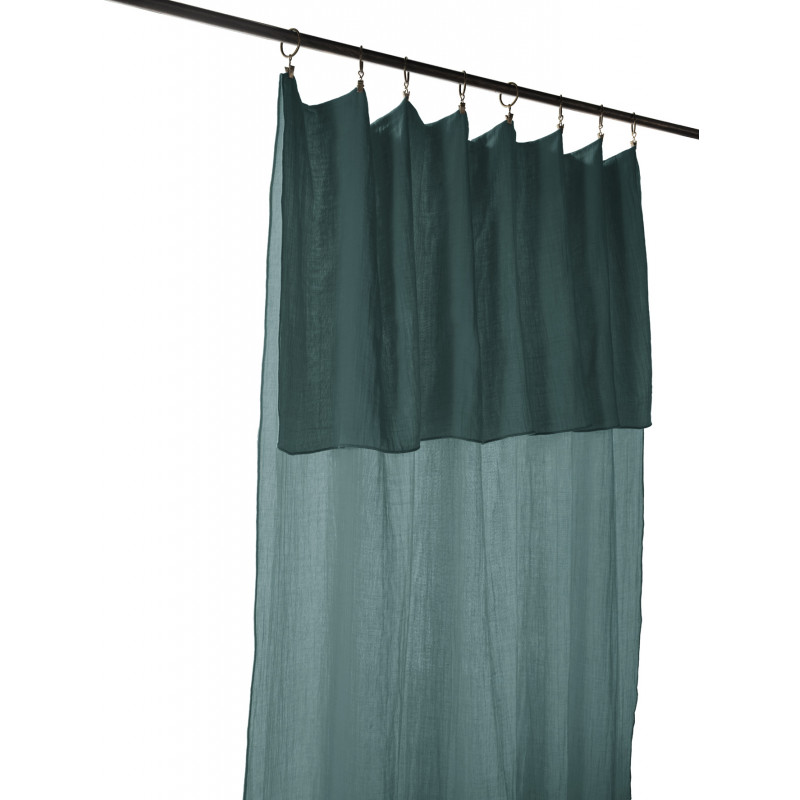 Blackout and Thermal Curtains L'EFFET PAPILLON Blue