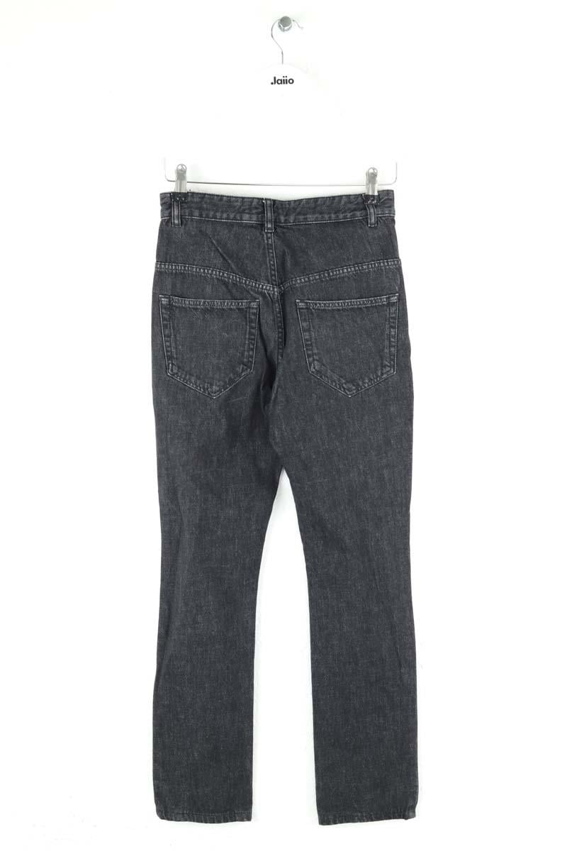 Cotton straight jeans ISABEL MARANT - Seconde Main Black