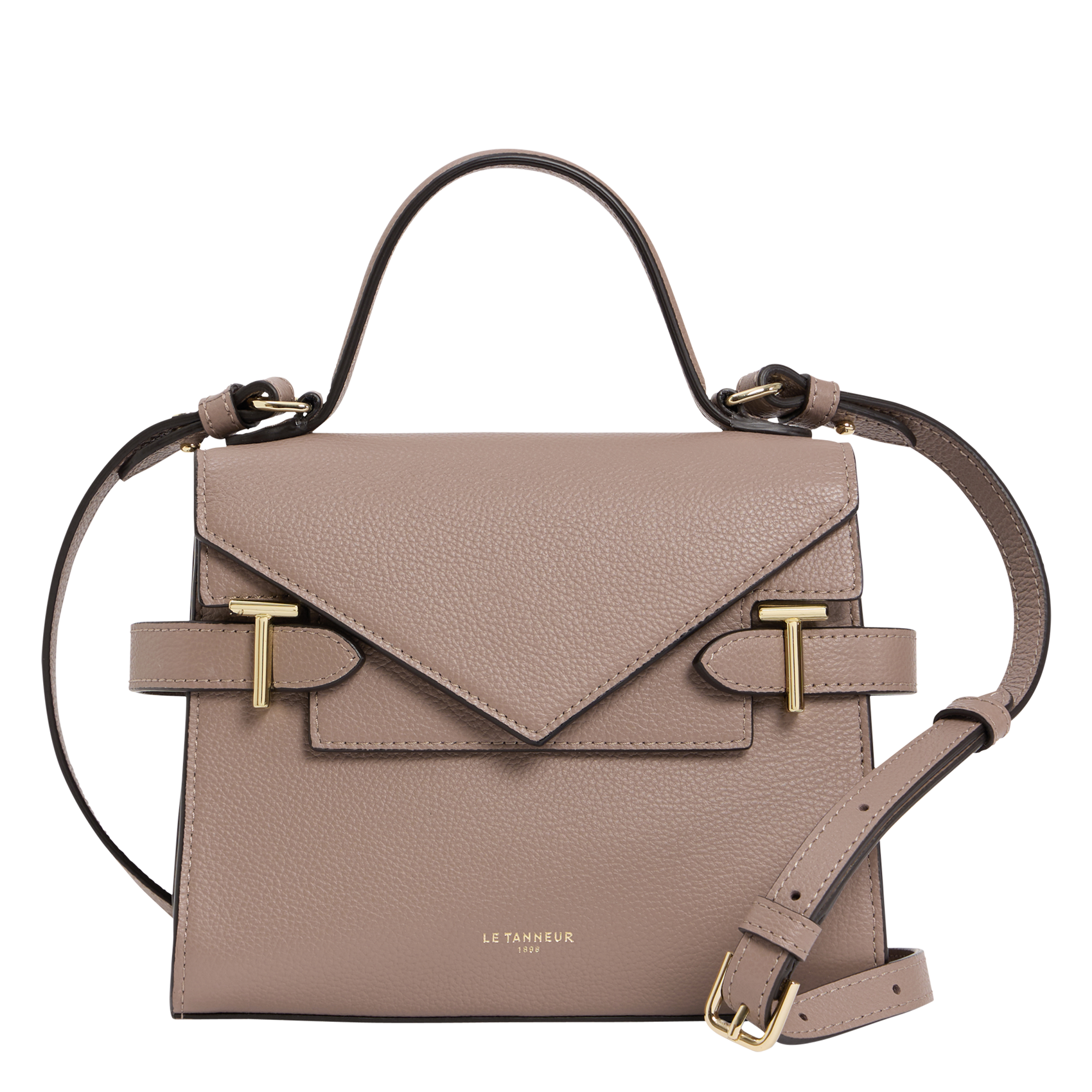 Leather handbag LE TANNEUR