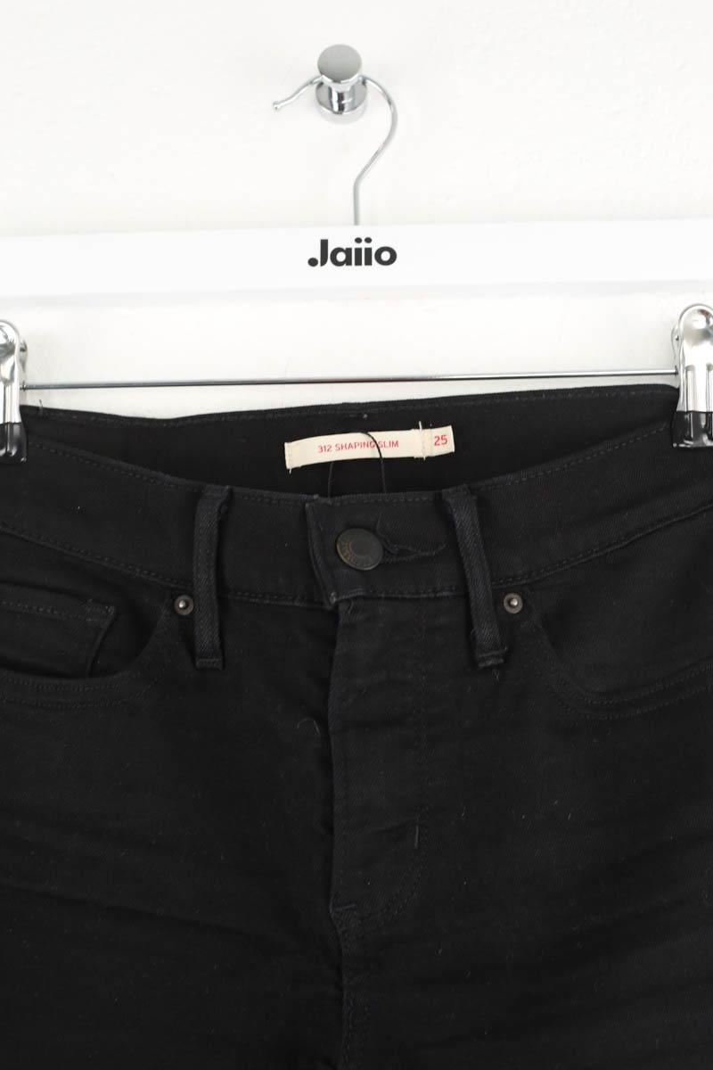 Cotton slim fit jeans 312 LEVI'S - Seconde main Black