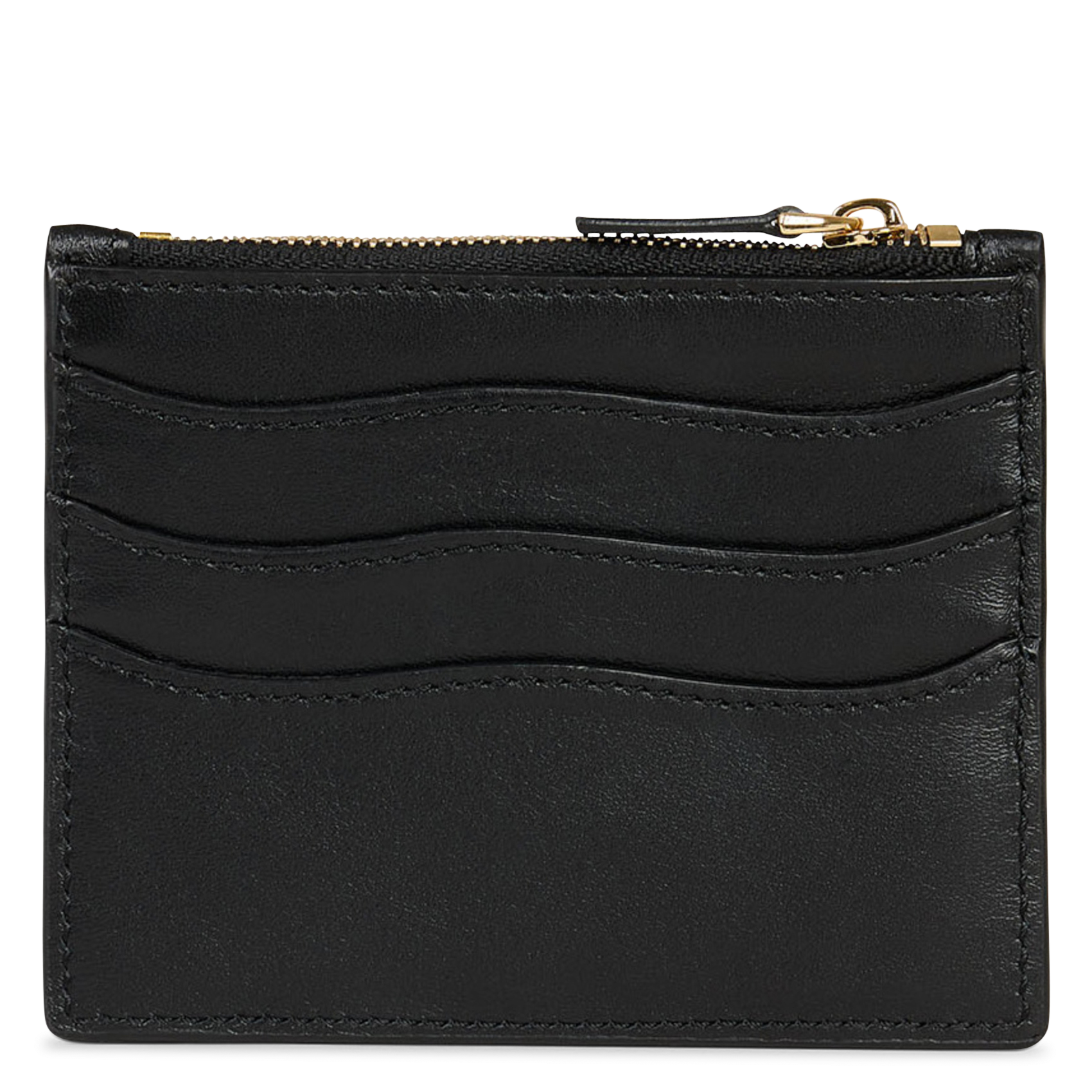 Kaarthouder van lakleer SANDRO Zwart