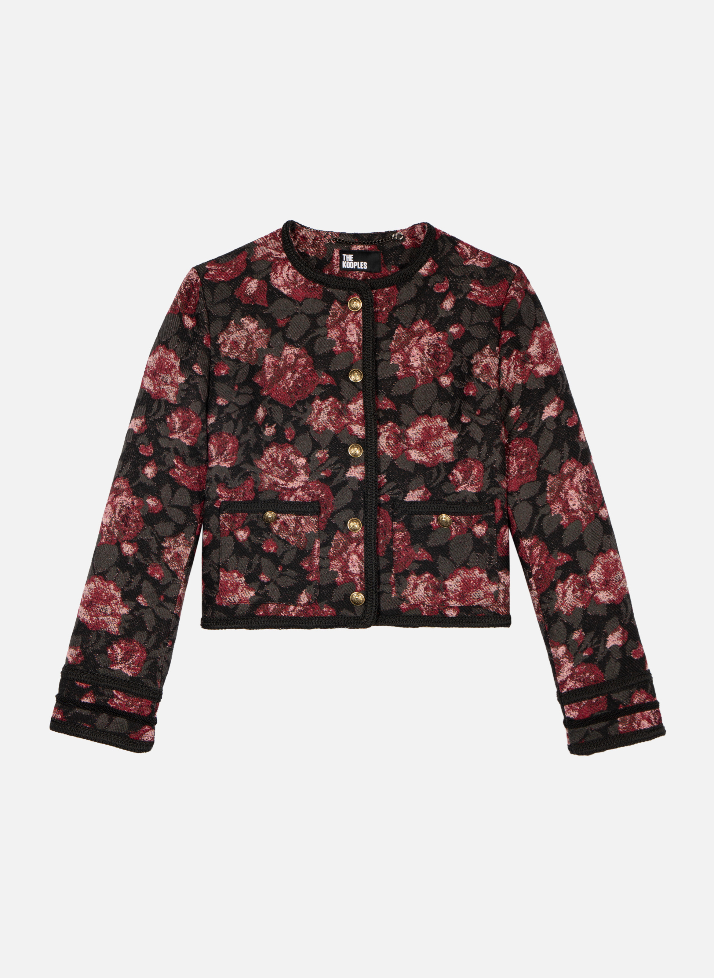 Jacquard jacket THE KOOPLES Red