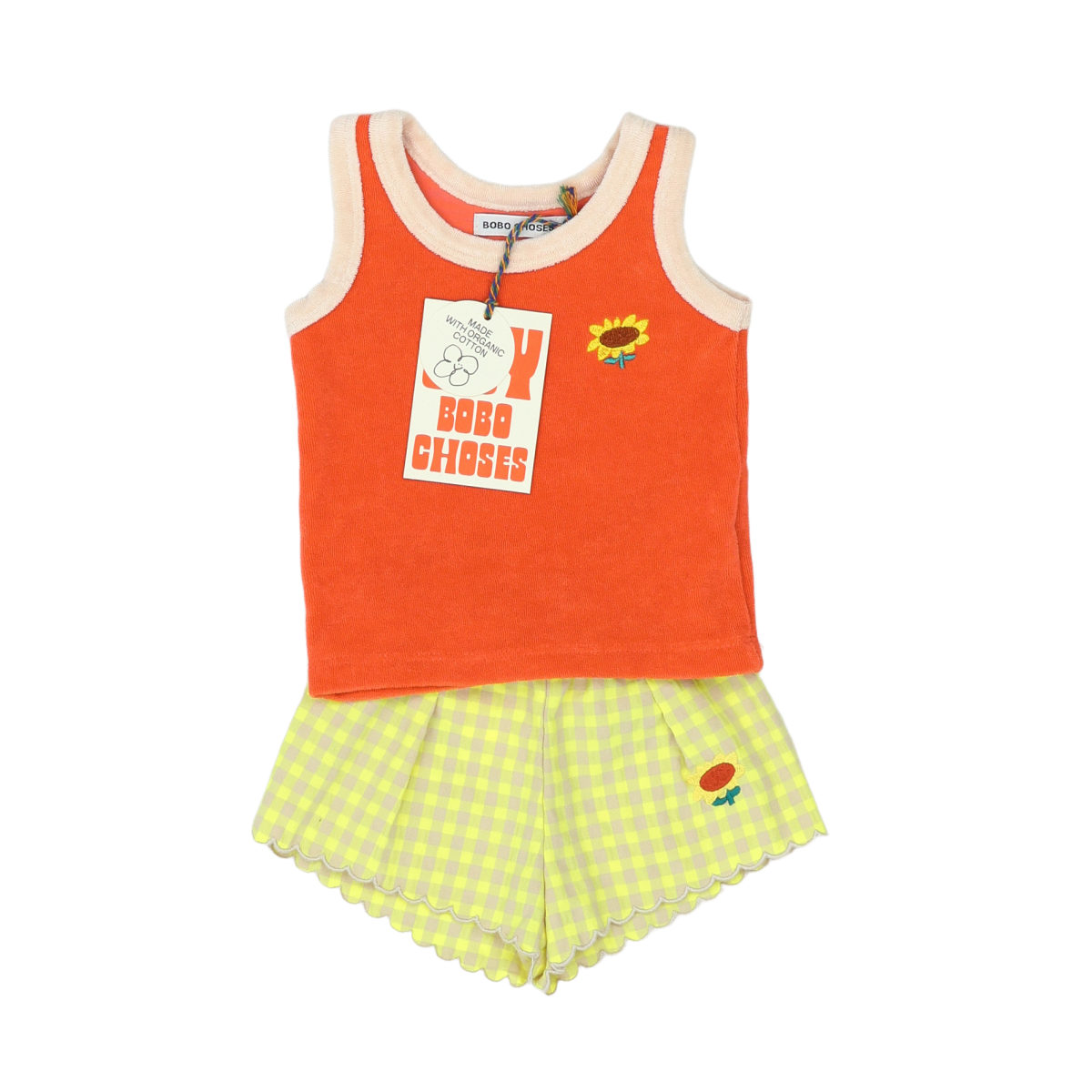 Orange Baby Set - 6 months BOBO CHOSES - Seconde Main Orange