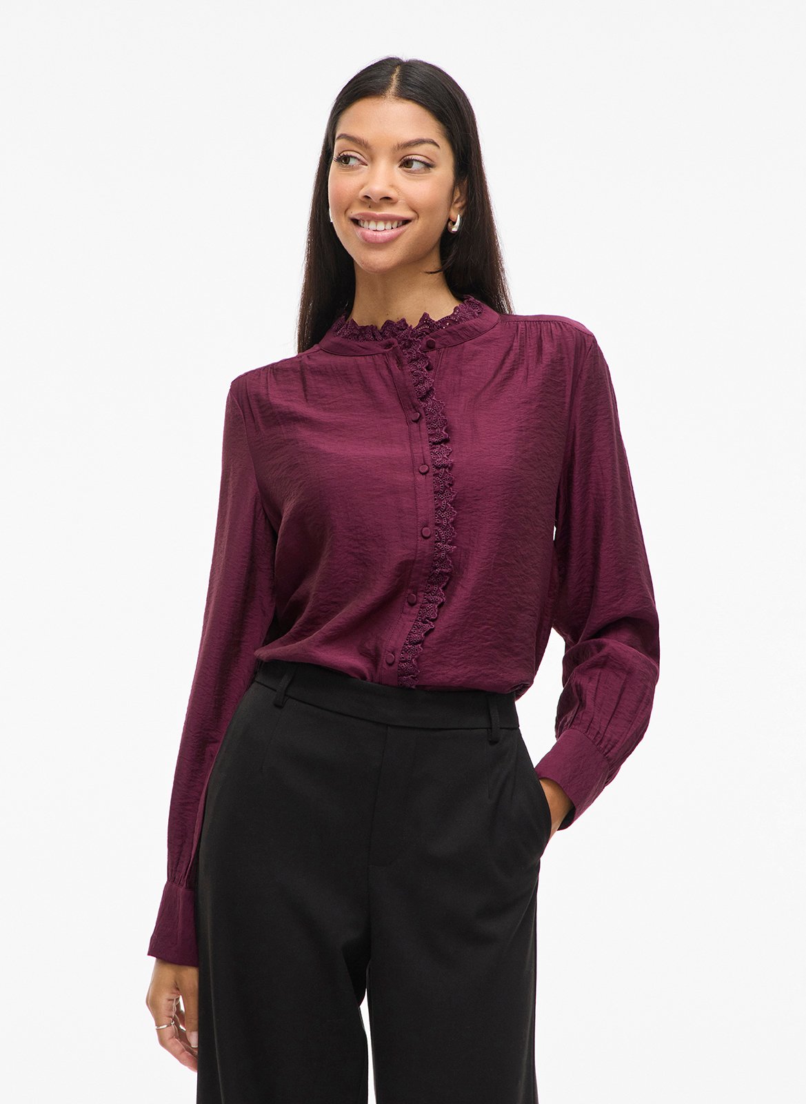 Chemise col montant  VILA