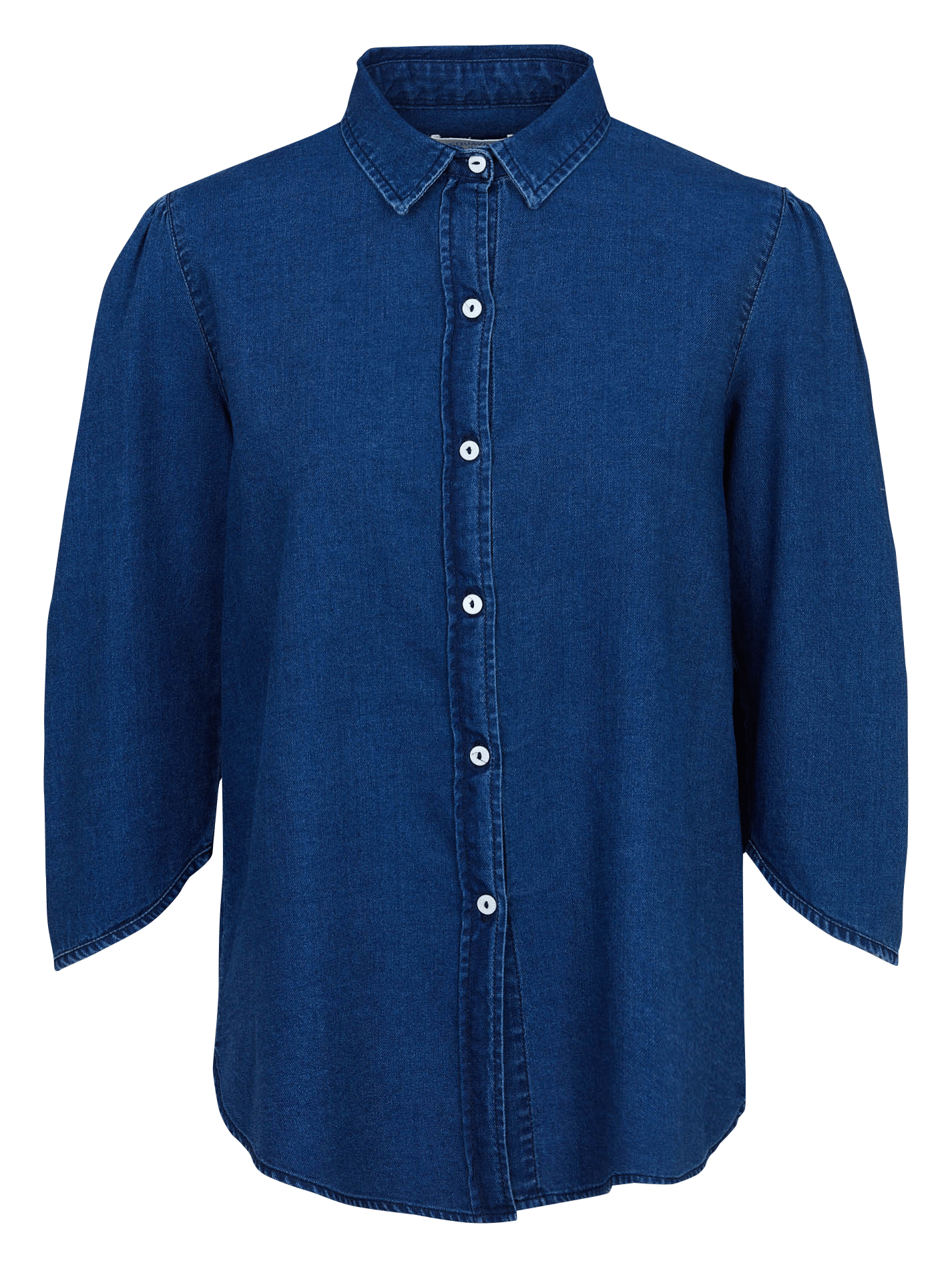Chemise col classique en coton ACQUAVERDE Bleu