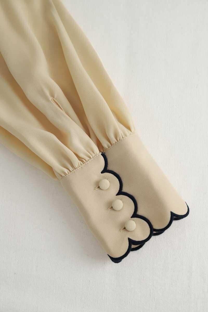 Blouse LK BENNETT - Seconde Main Beige