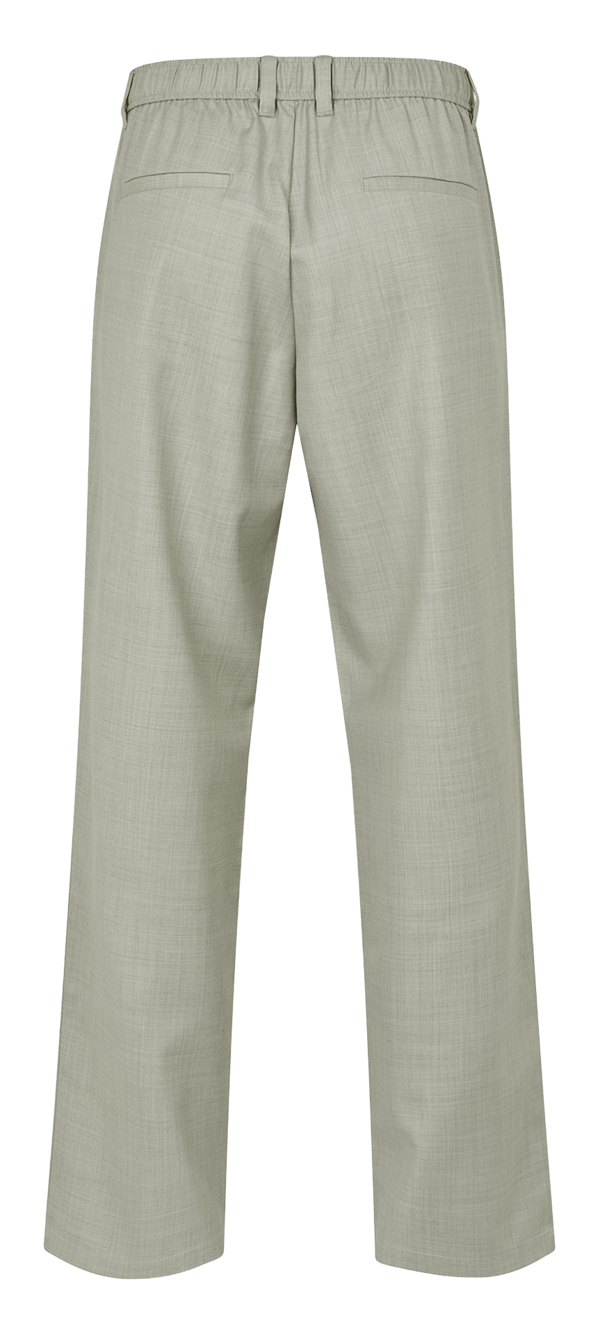 Pantalon droit en laine mélangée SAMSOE SAMSOE Beige