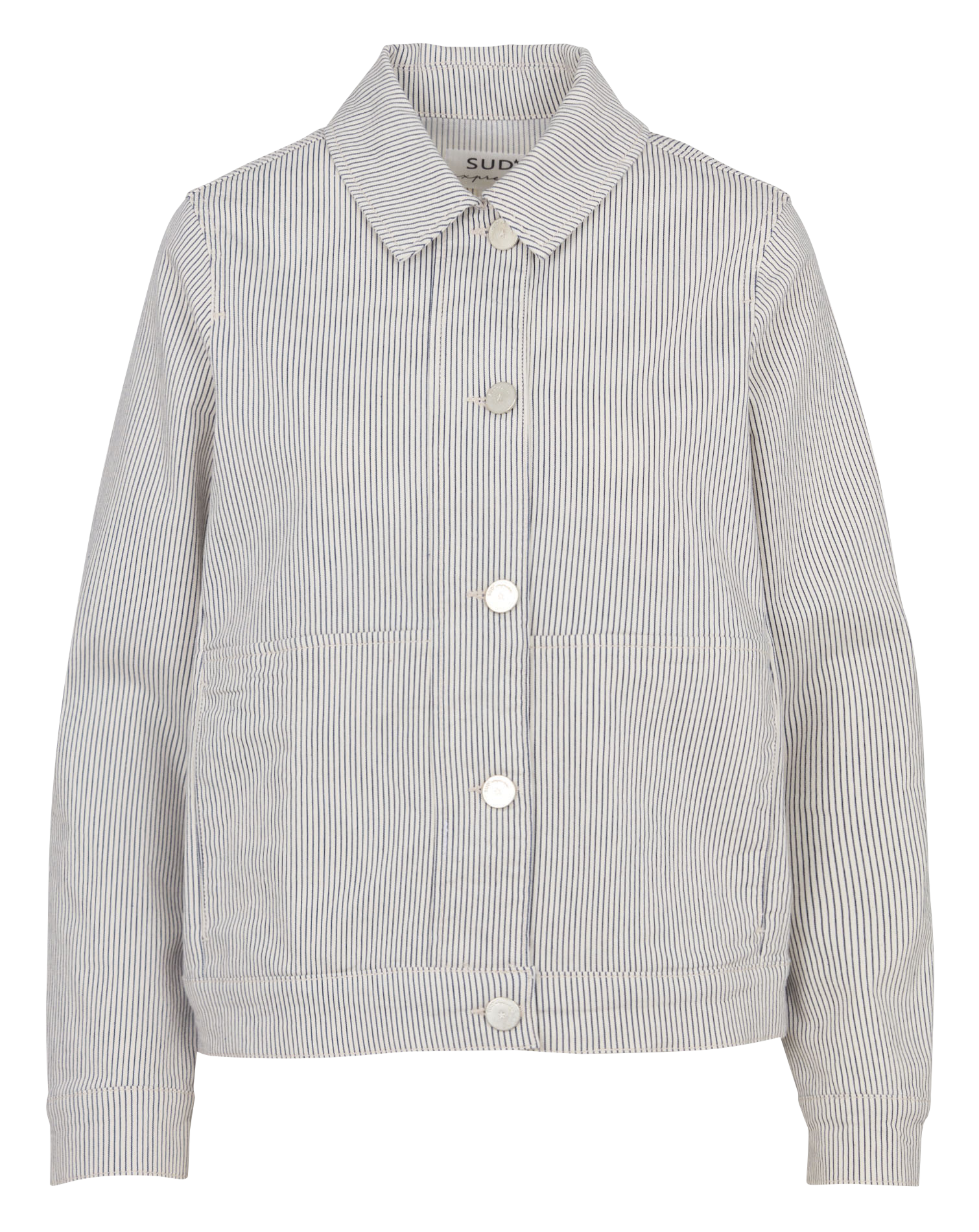 Veste à rayures col classique  SUD EXPRESS Beige