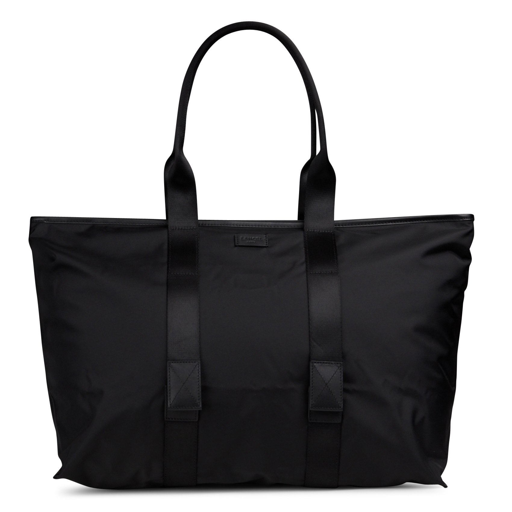 Cabas zippé LANCEL Noir