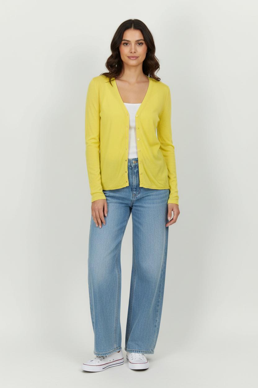 Cardigan FROM FUTURE - Seconde Main Yellow