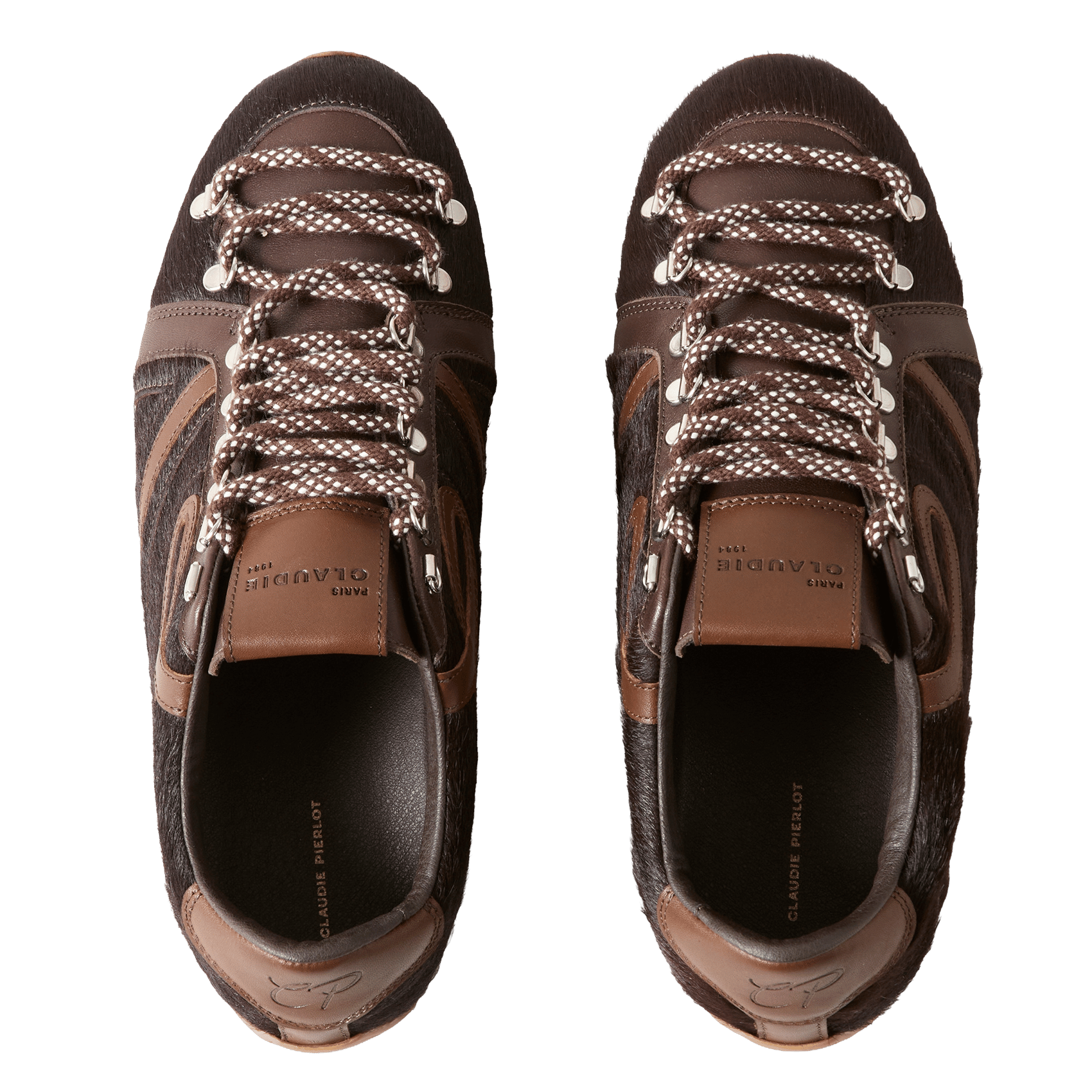 Low-top suede sneakers CLAUDIE PIERLOT Brown
