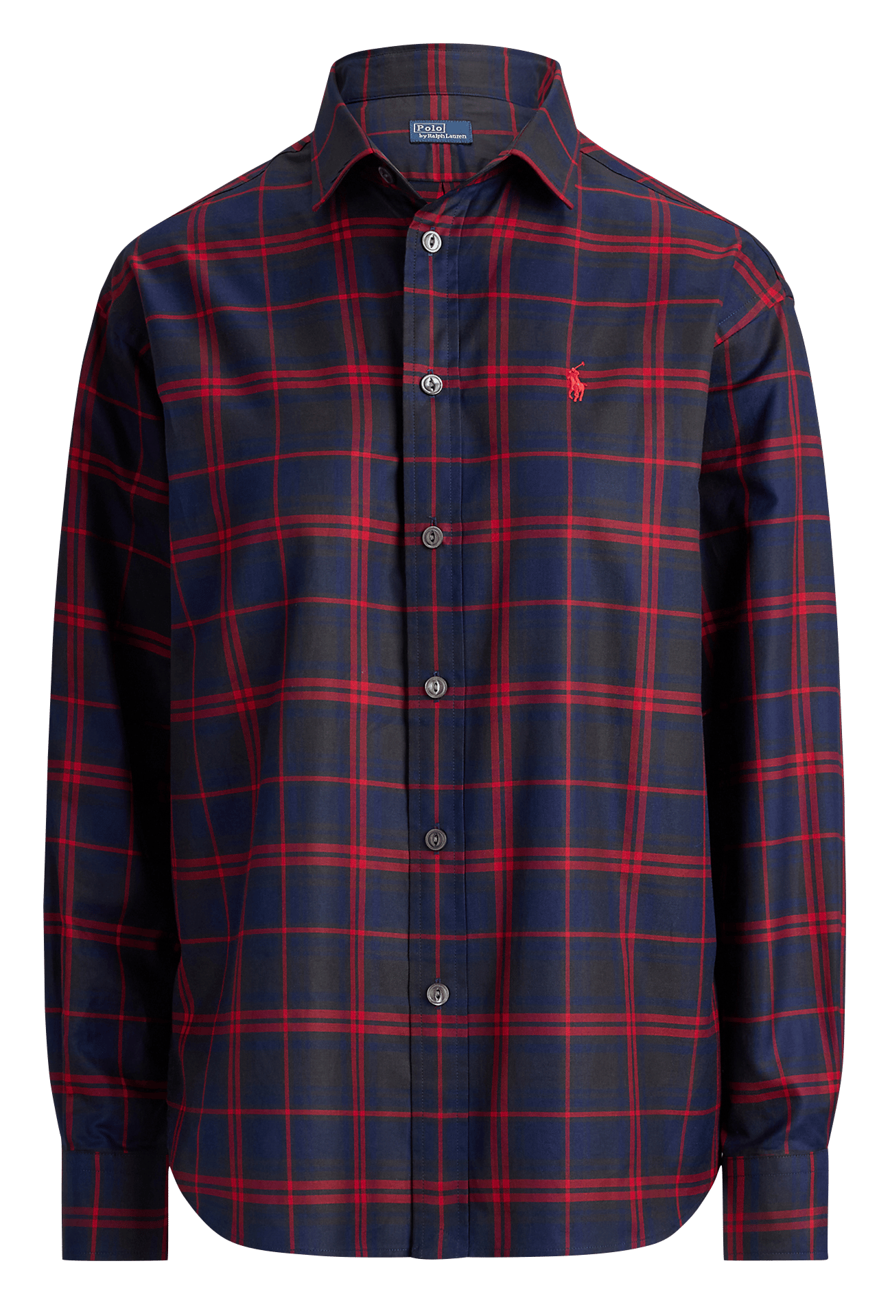 Chemise col classique en coton POLO RALPH LAUREN Rouge