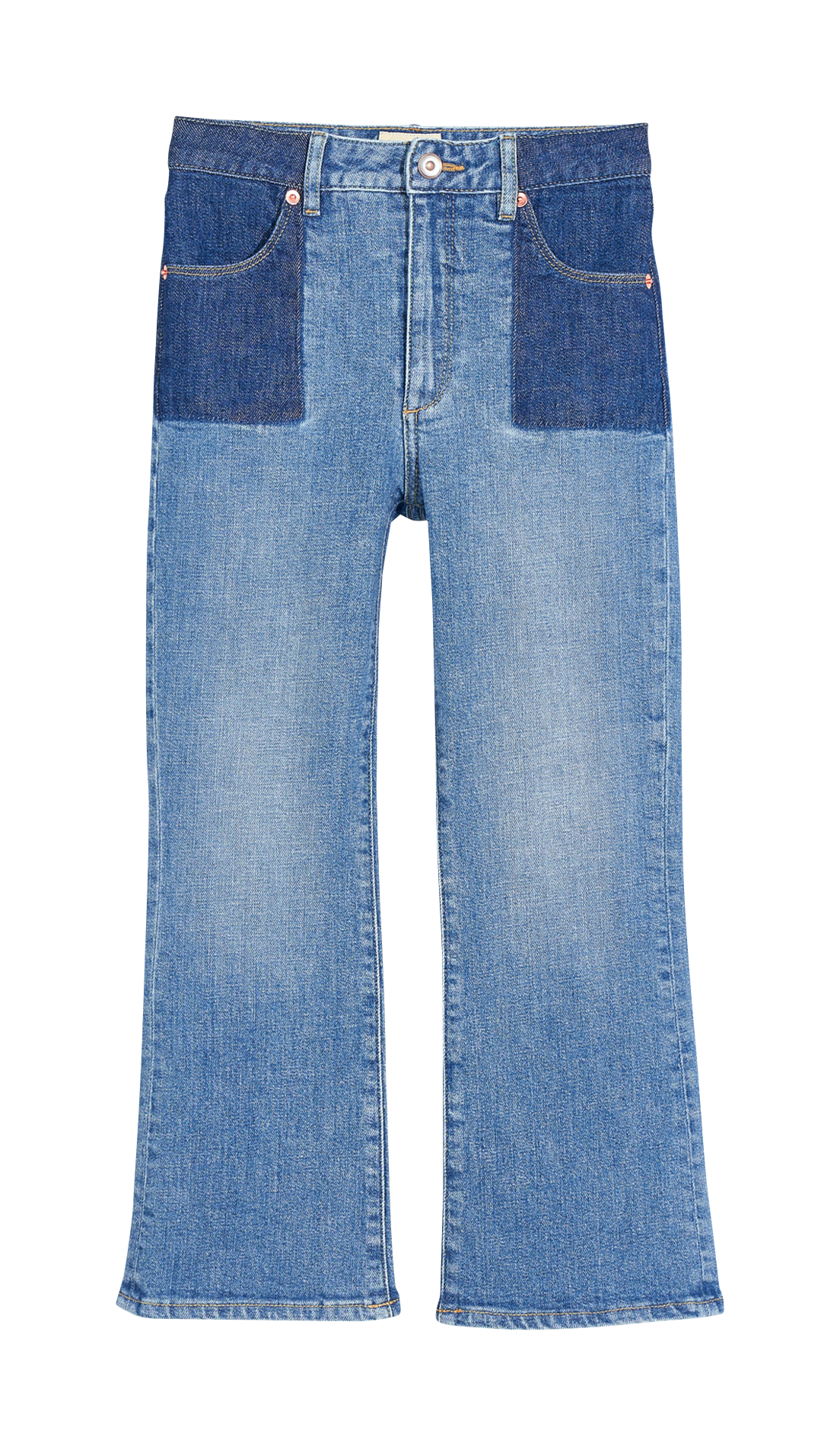 Flared cotton-blend jeans BELLEROSE Faded jeans