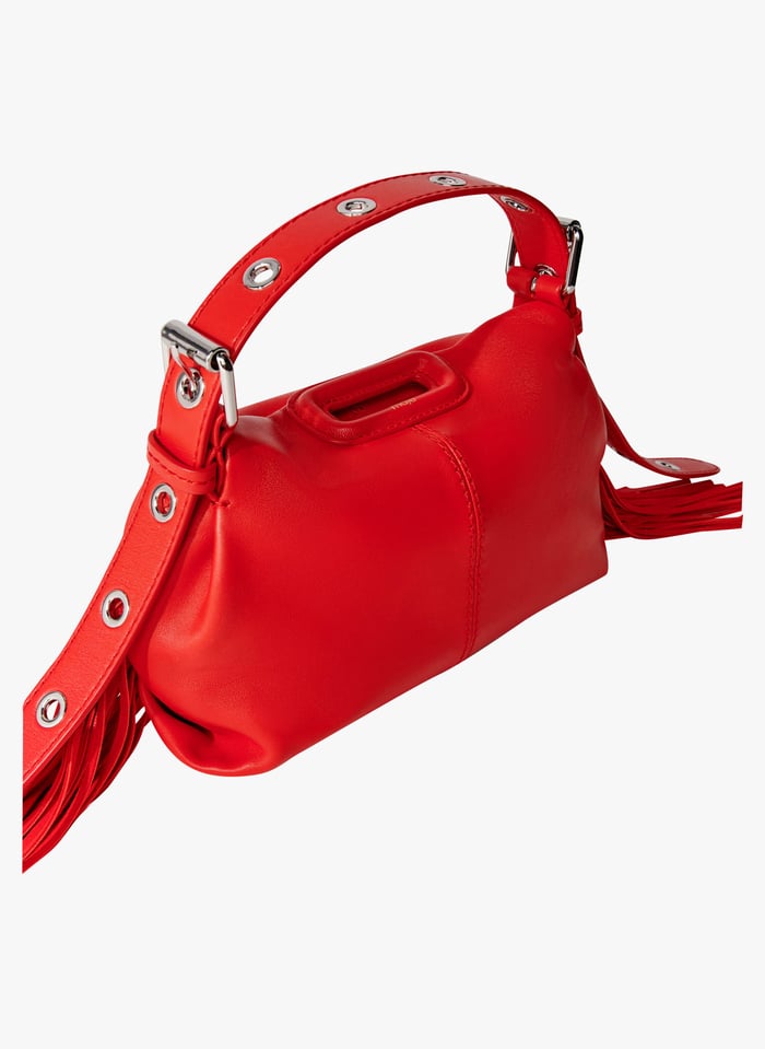Sac maje rouge sales cuir