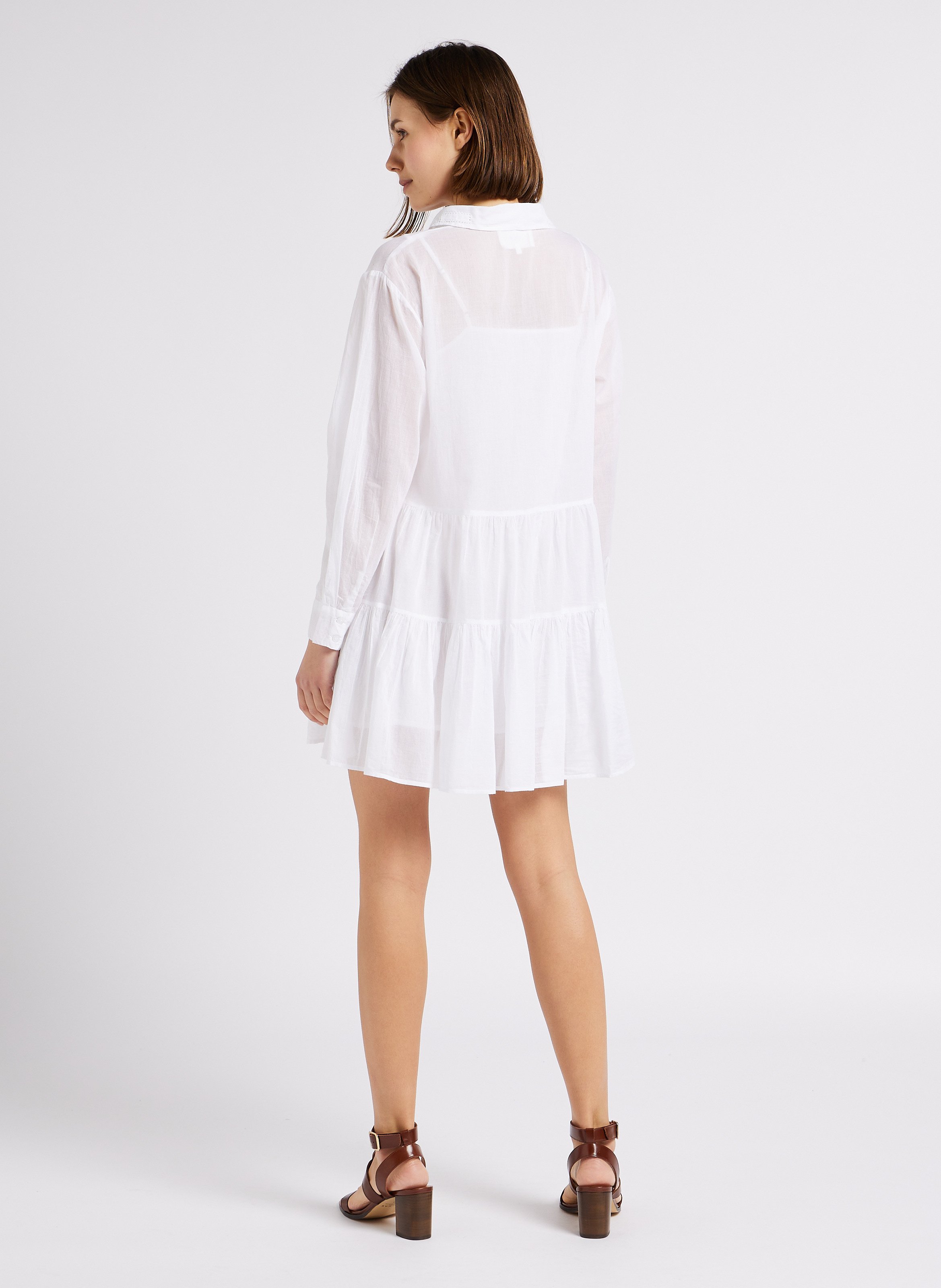 Sandales à talons en cuir JONAK Marron