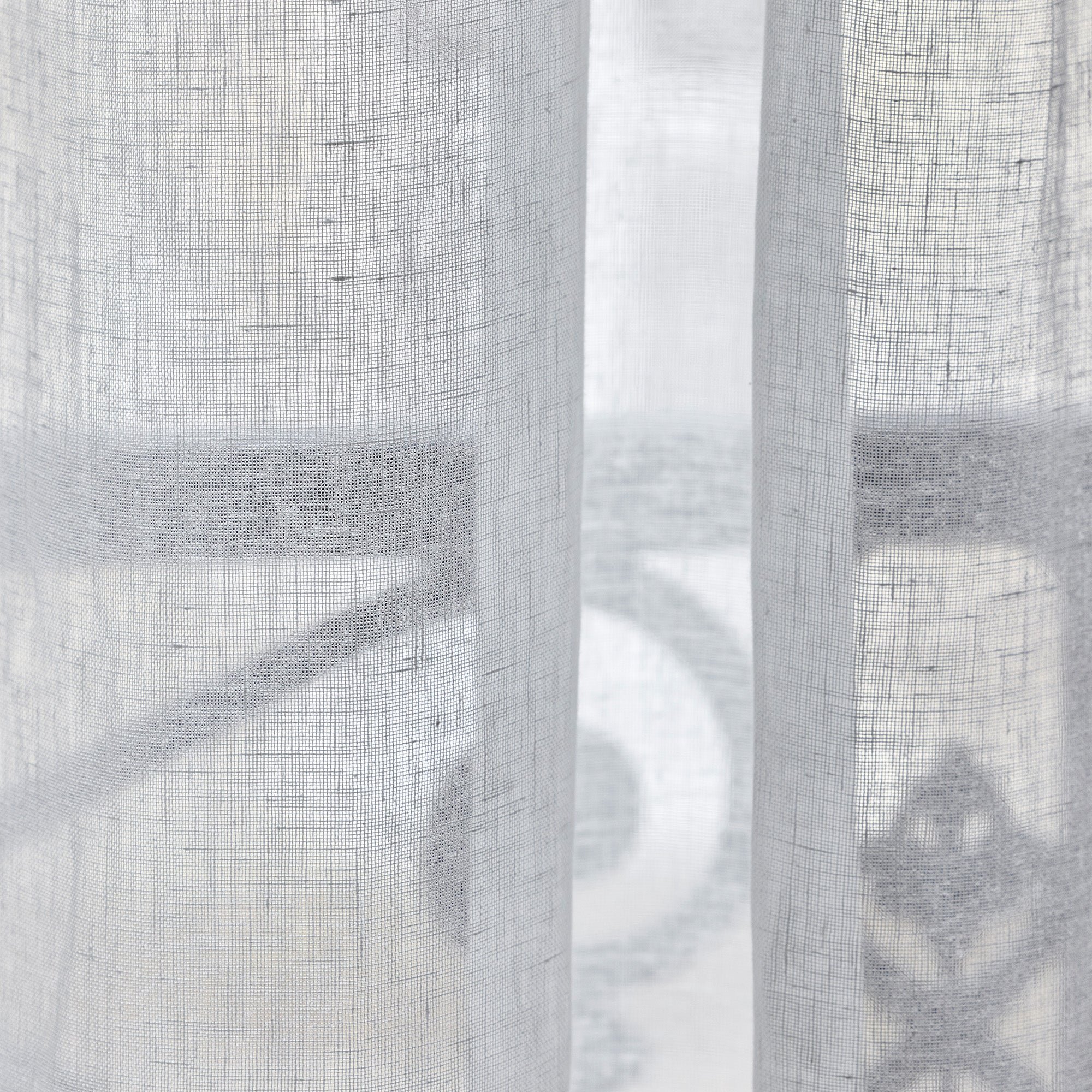 Voilage à galon fronceur Blanc