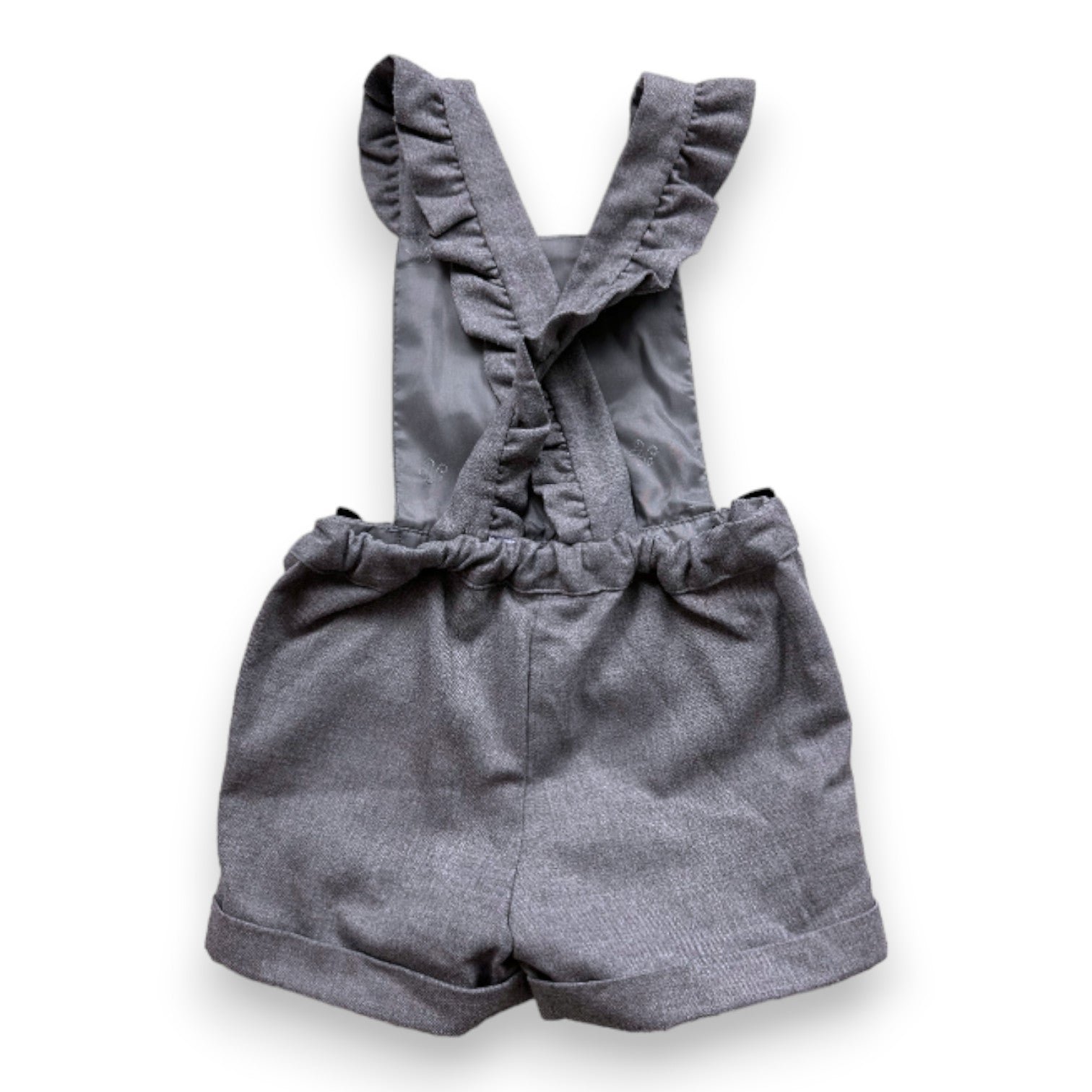 Grey baby overalls - 18 months TARTINE ET CHOCOLAT - seconde-main Grey