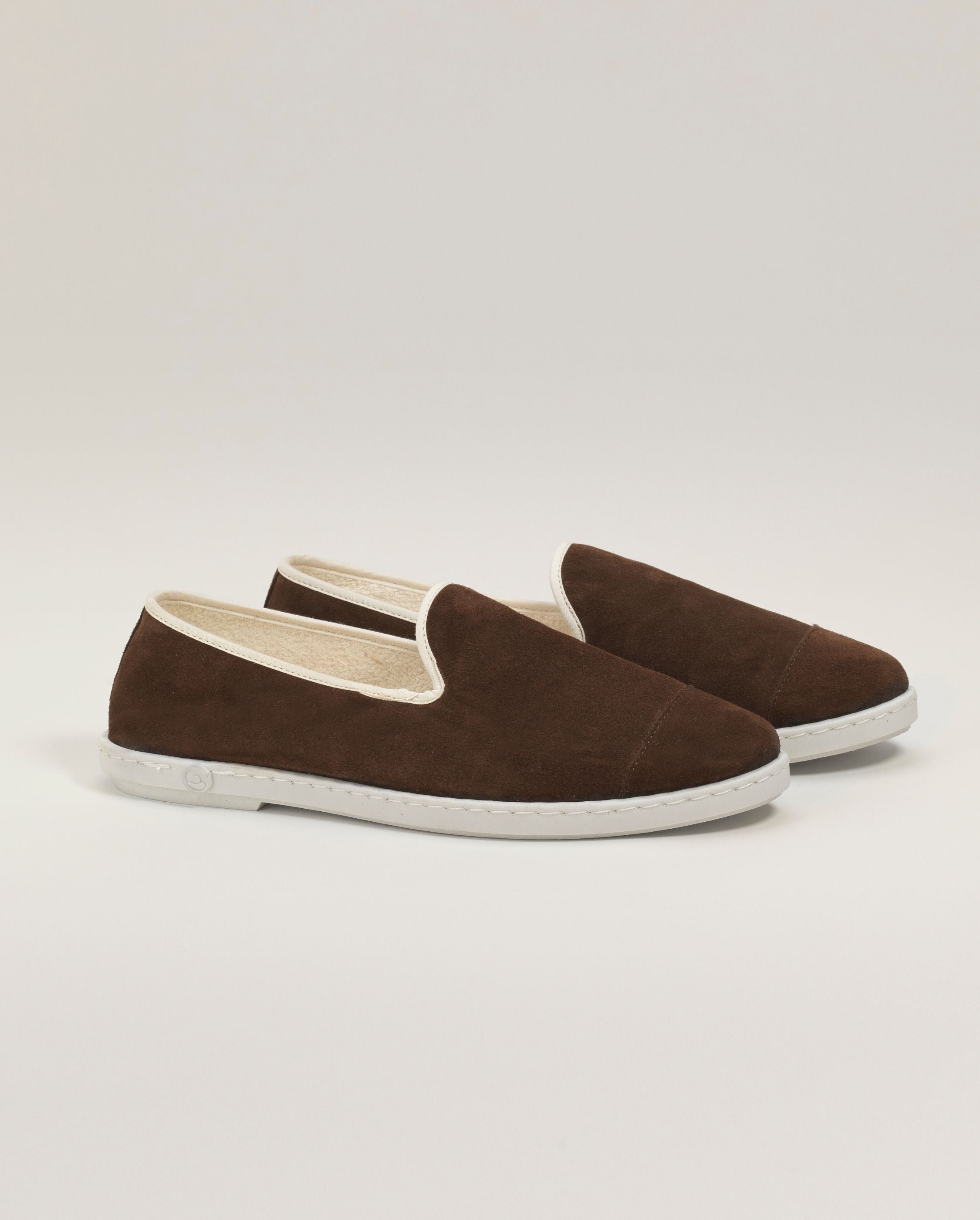 Men's leather slipper, mocha ANGARDE Brown