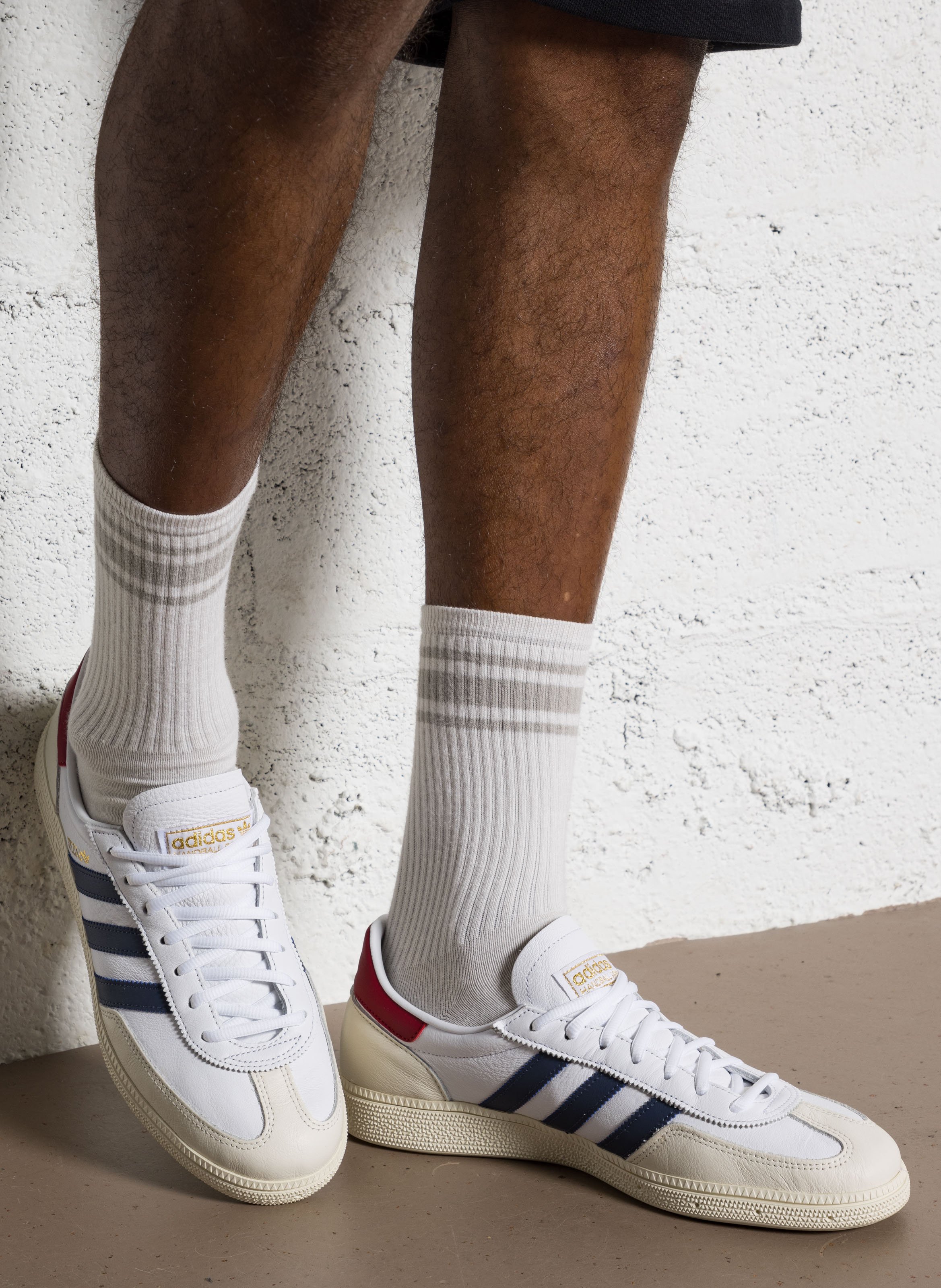 Straight cotton shorts - Look 1