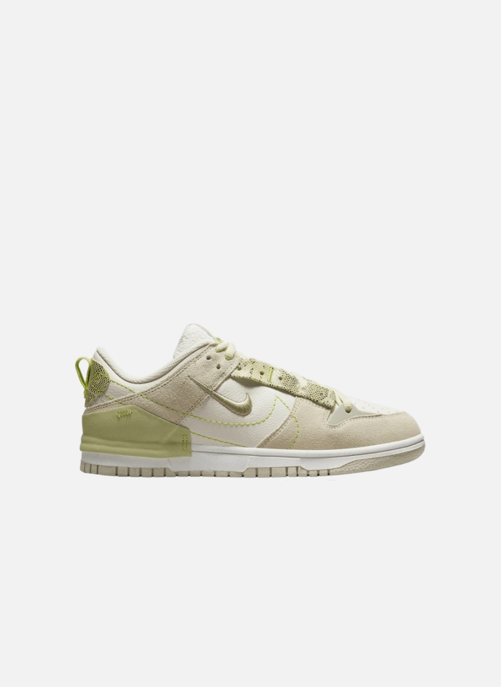 Baskets dunk low NIKE Blanc