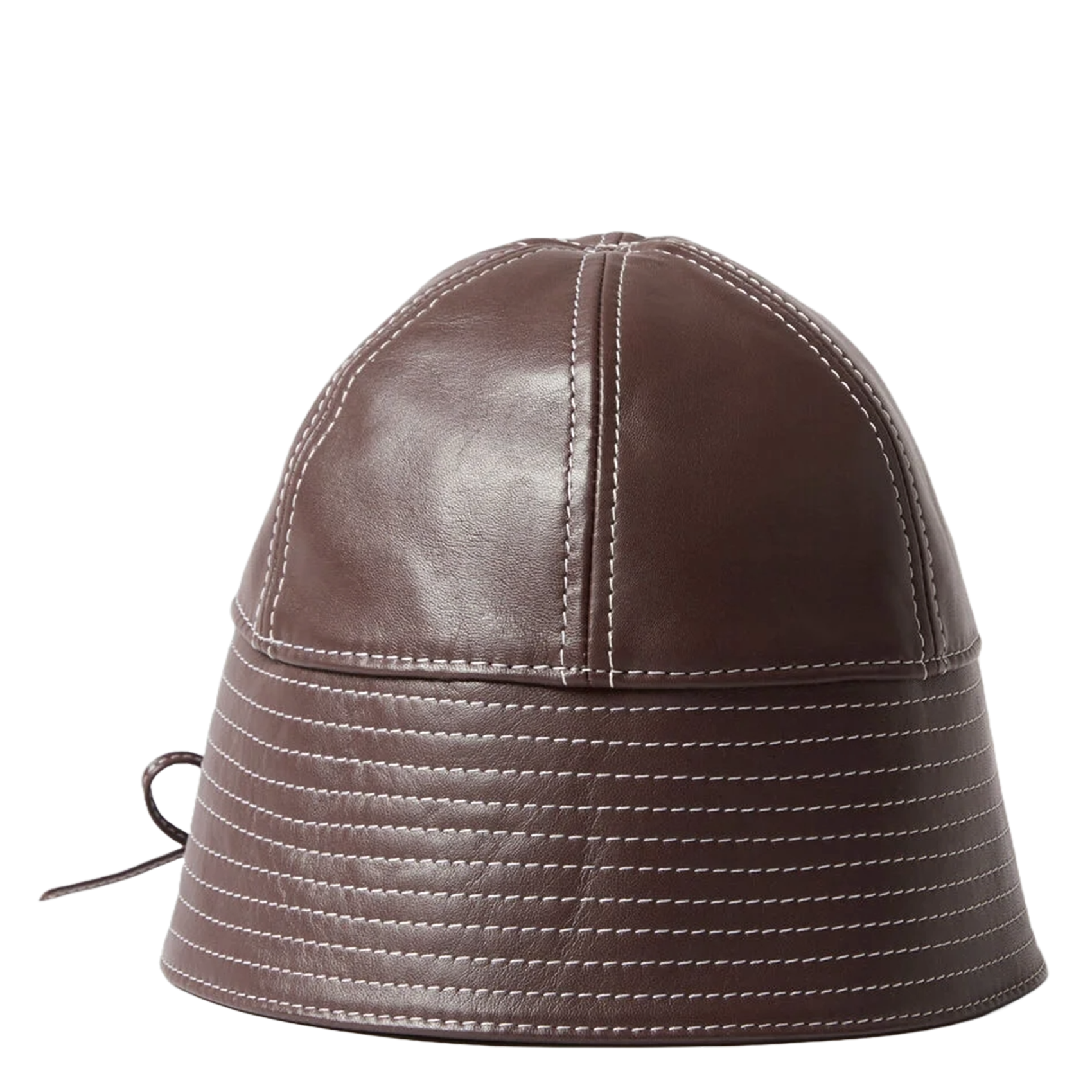 Lederstiefel mit Kontrastnähten CLAUDIE PIERLOT Rot