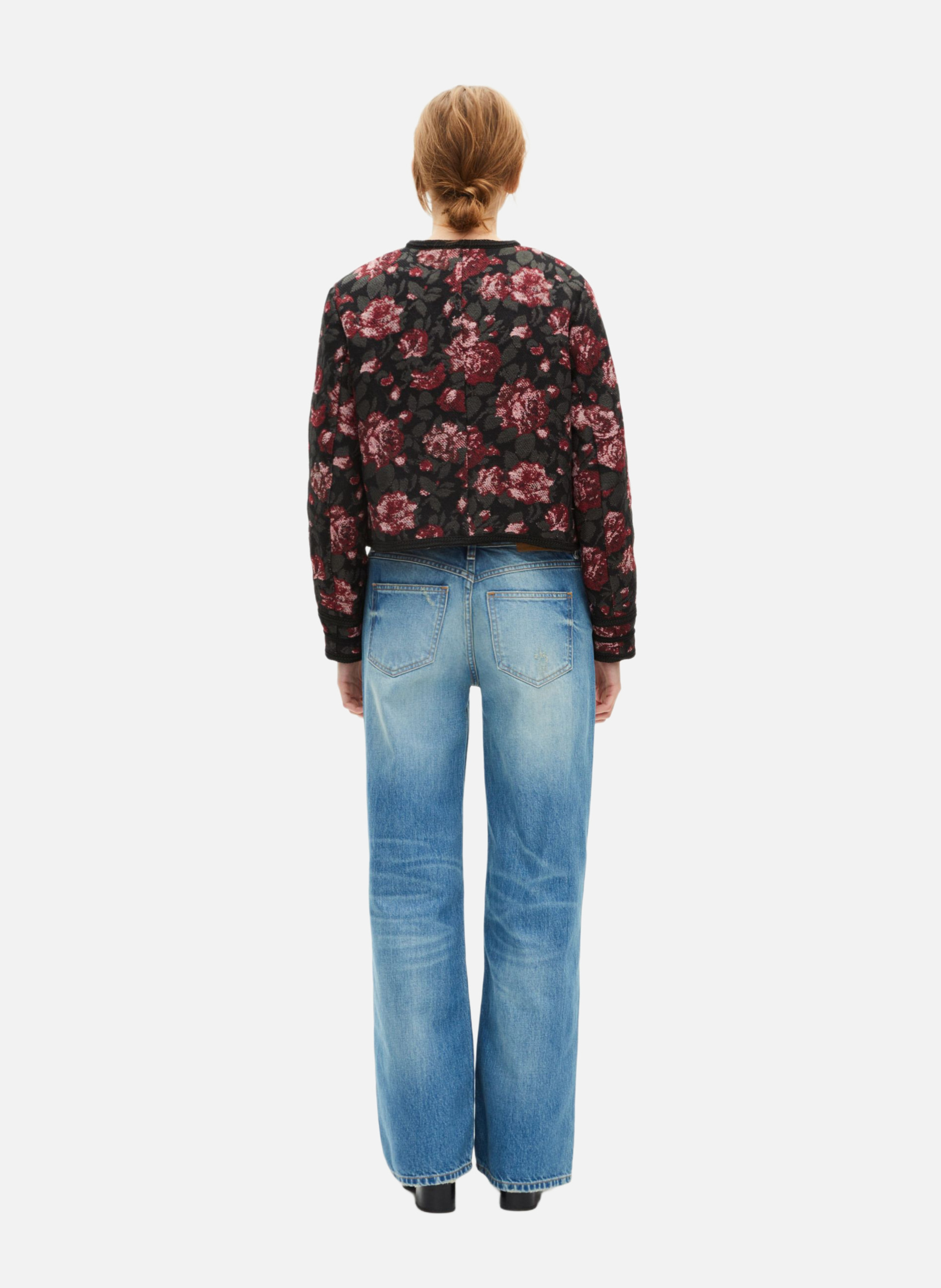 Jacquard jacket THE KOOPLES Red