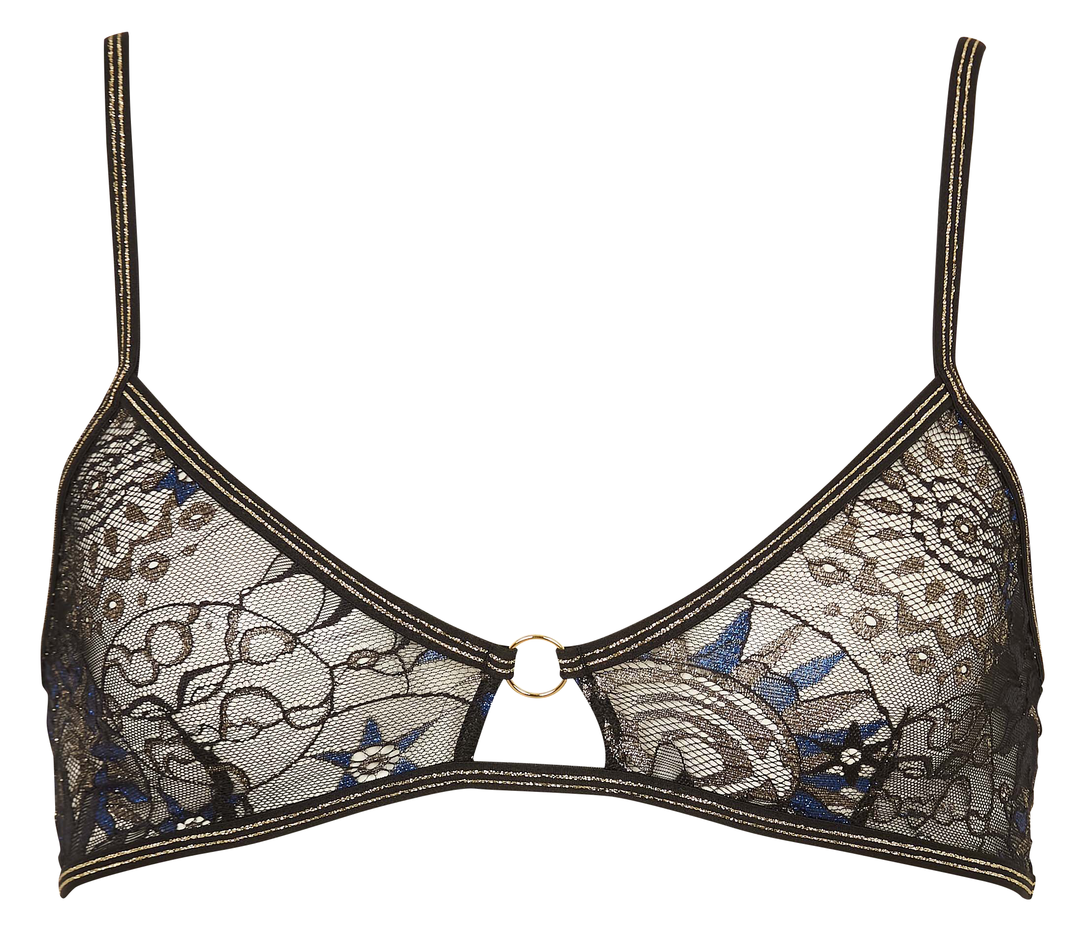Brassière en dentelle LA NOUVELLE Noir