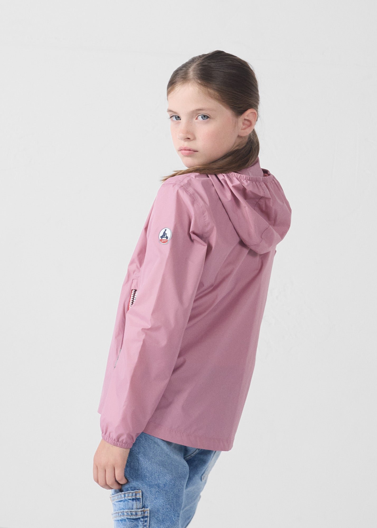 Packable kids raincoat Corrie JOTT Pink