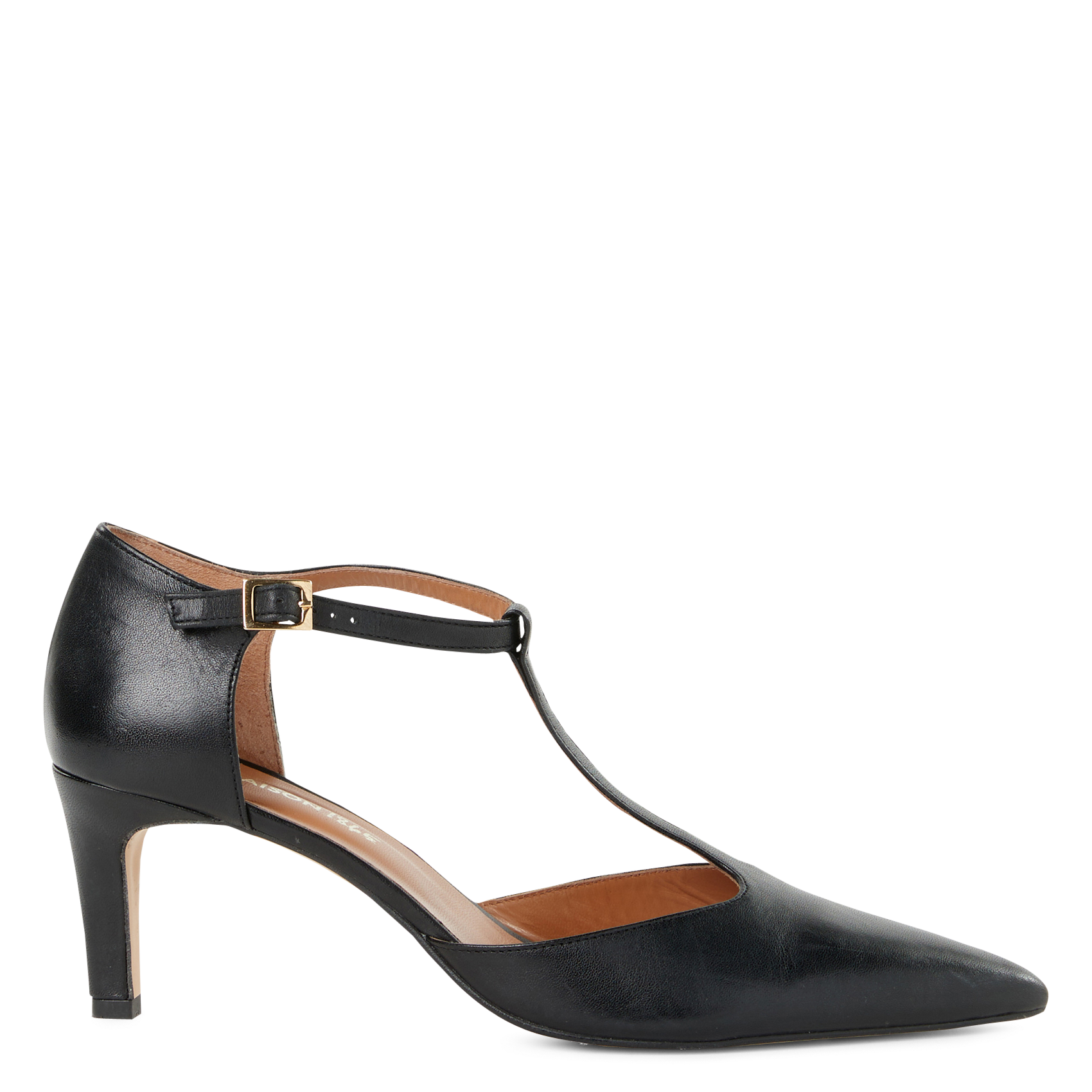 Mary Jane leather pumps SAISON 1865 Black