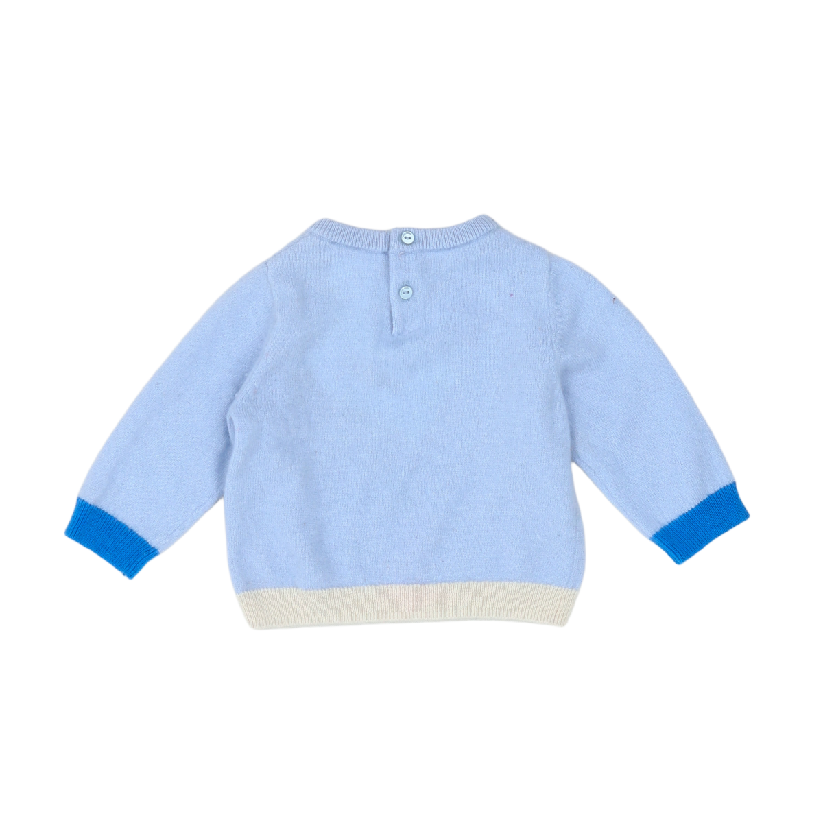 Blue baby sweater - 6 months JACADI - Seconde Main Blue