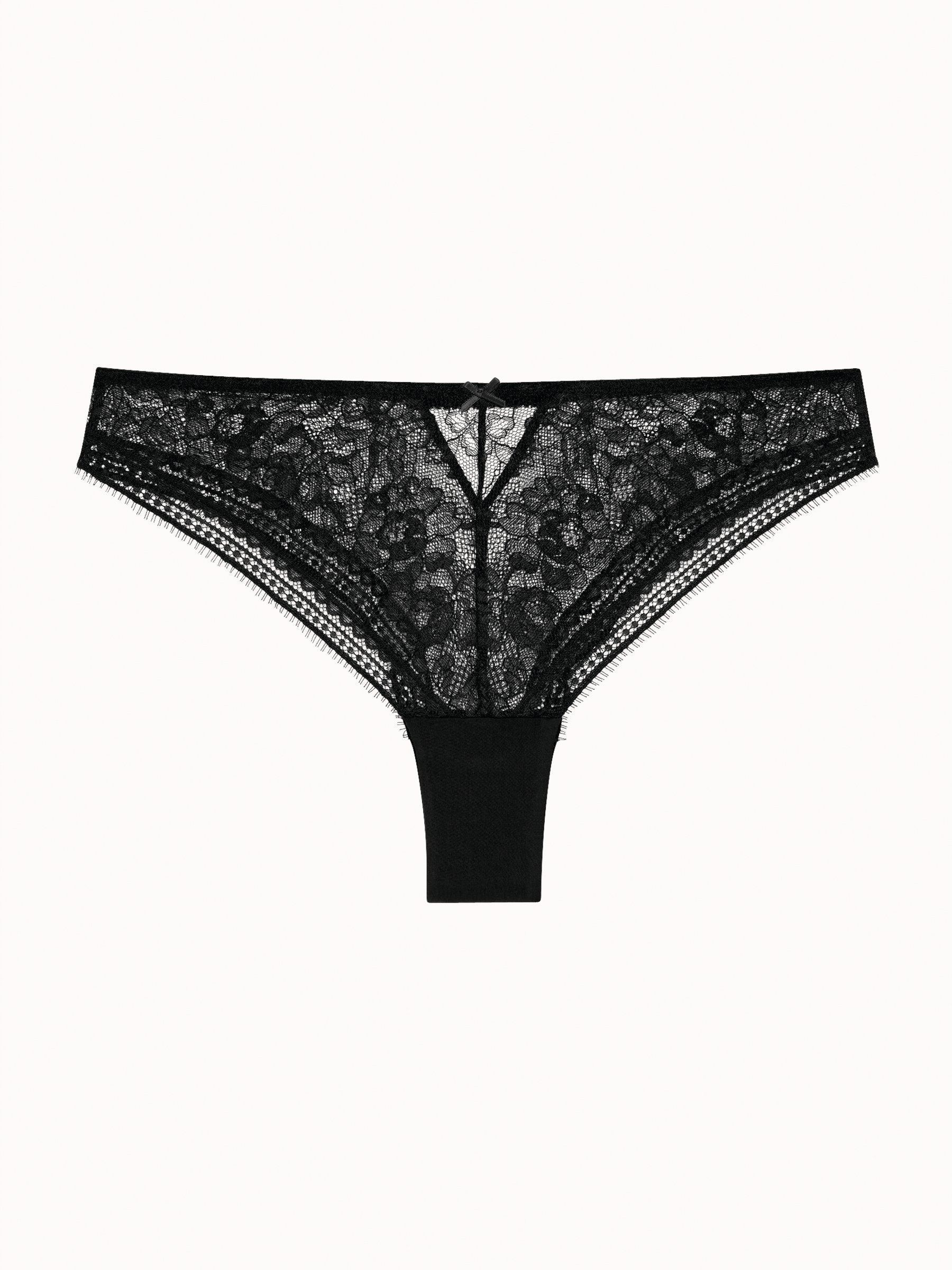 Dark Fold tanga PASSIONATA Black