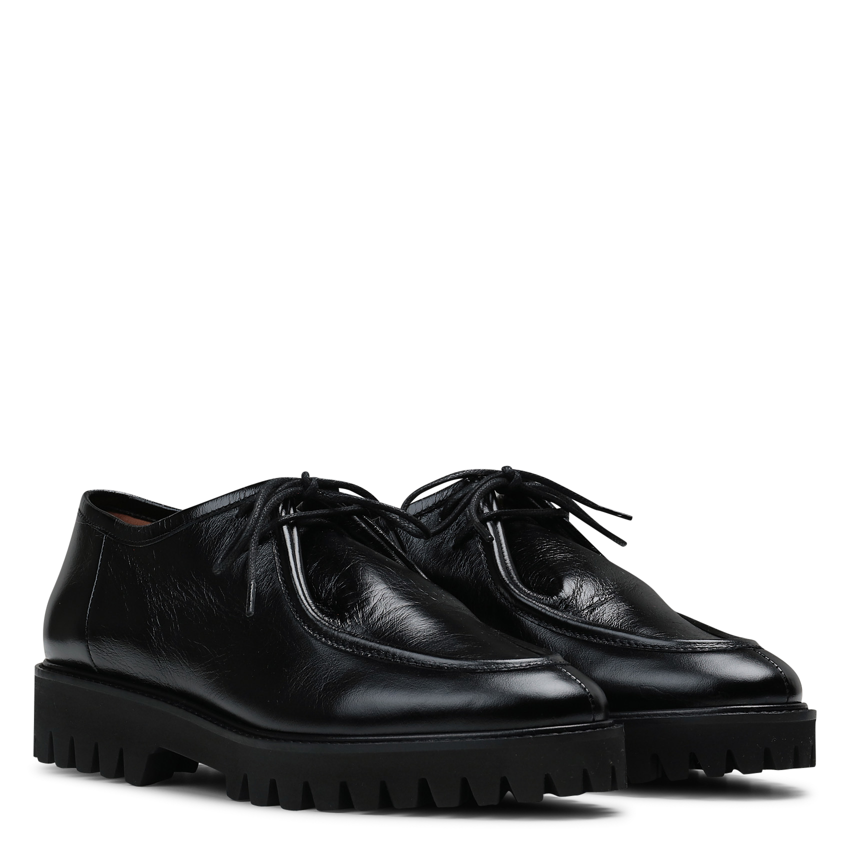 Derbies en cuir RIVECOUR Noir
