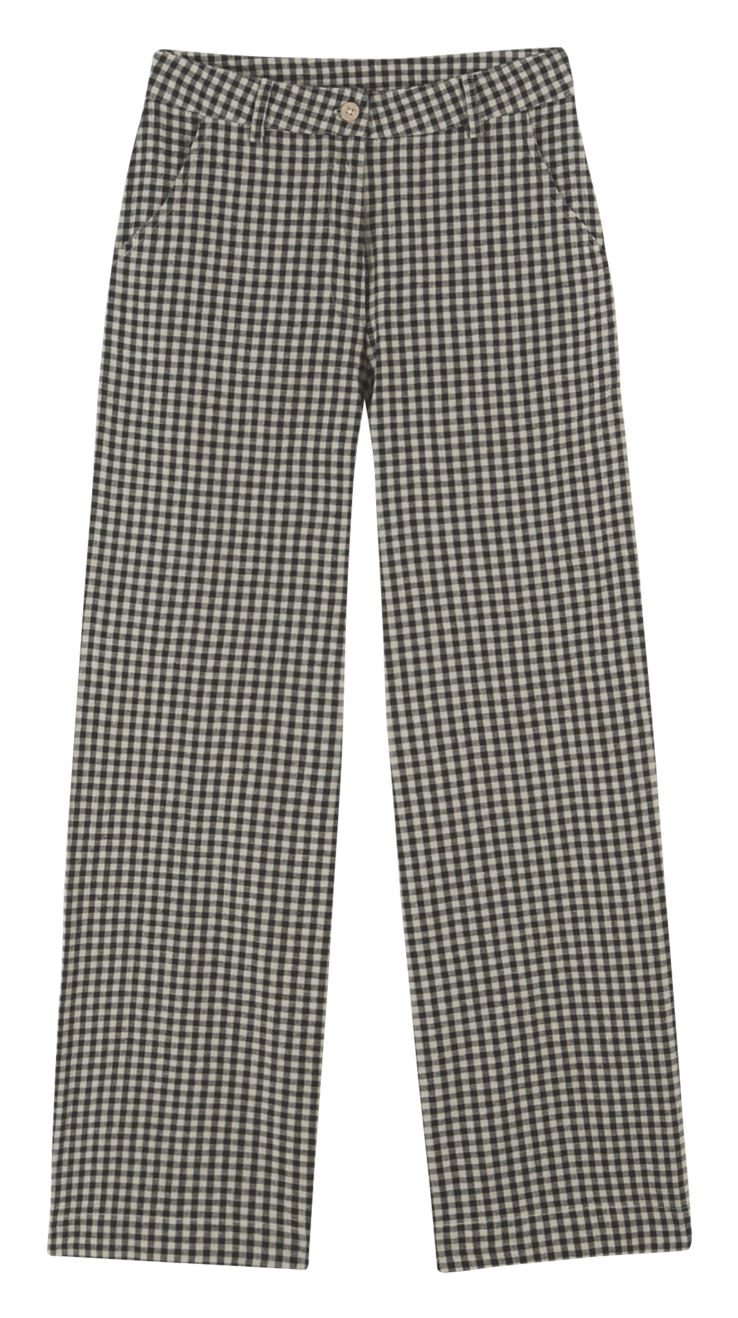 Cotton-blend chinos Black