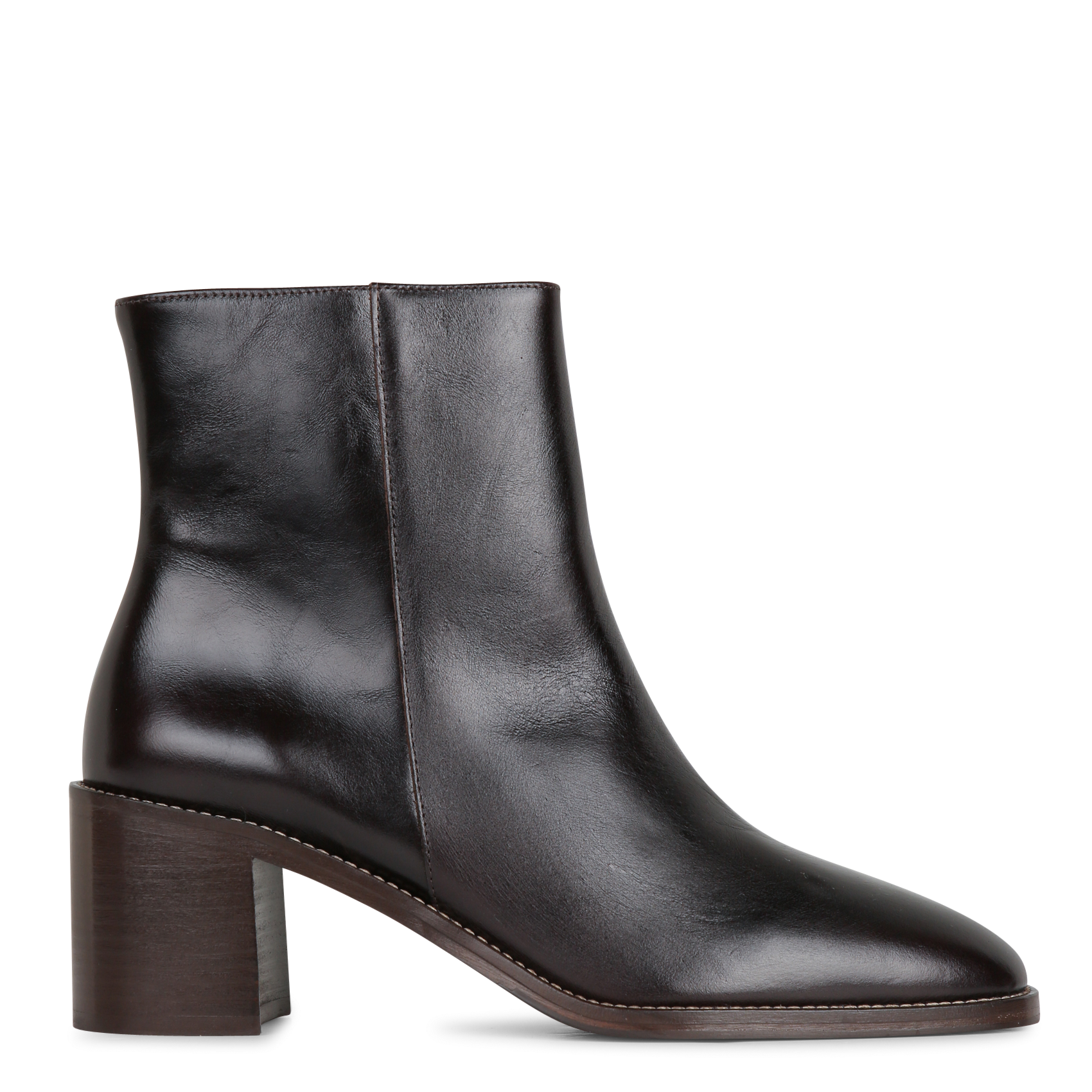 Bottines à talons en cuir  BOBBIES Marron