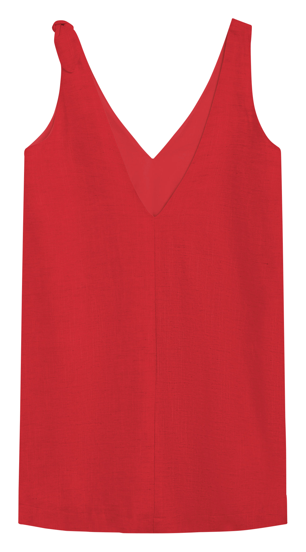 Kurzkleid aus Viskose-Mix GRACE ET MILA Rot