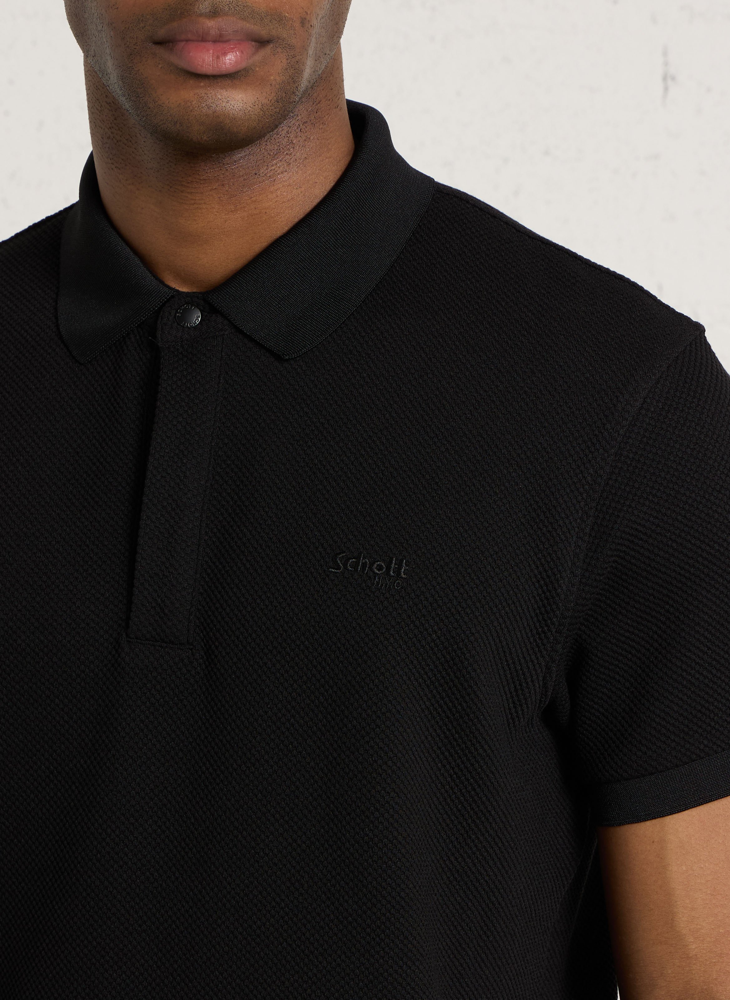 Polo shirt SCHOTT Black