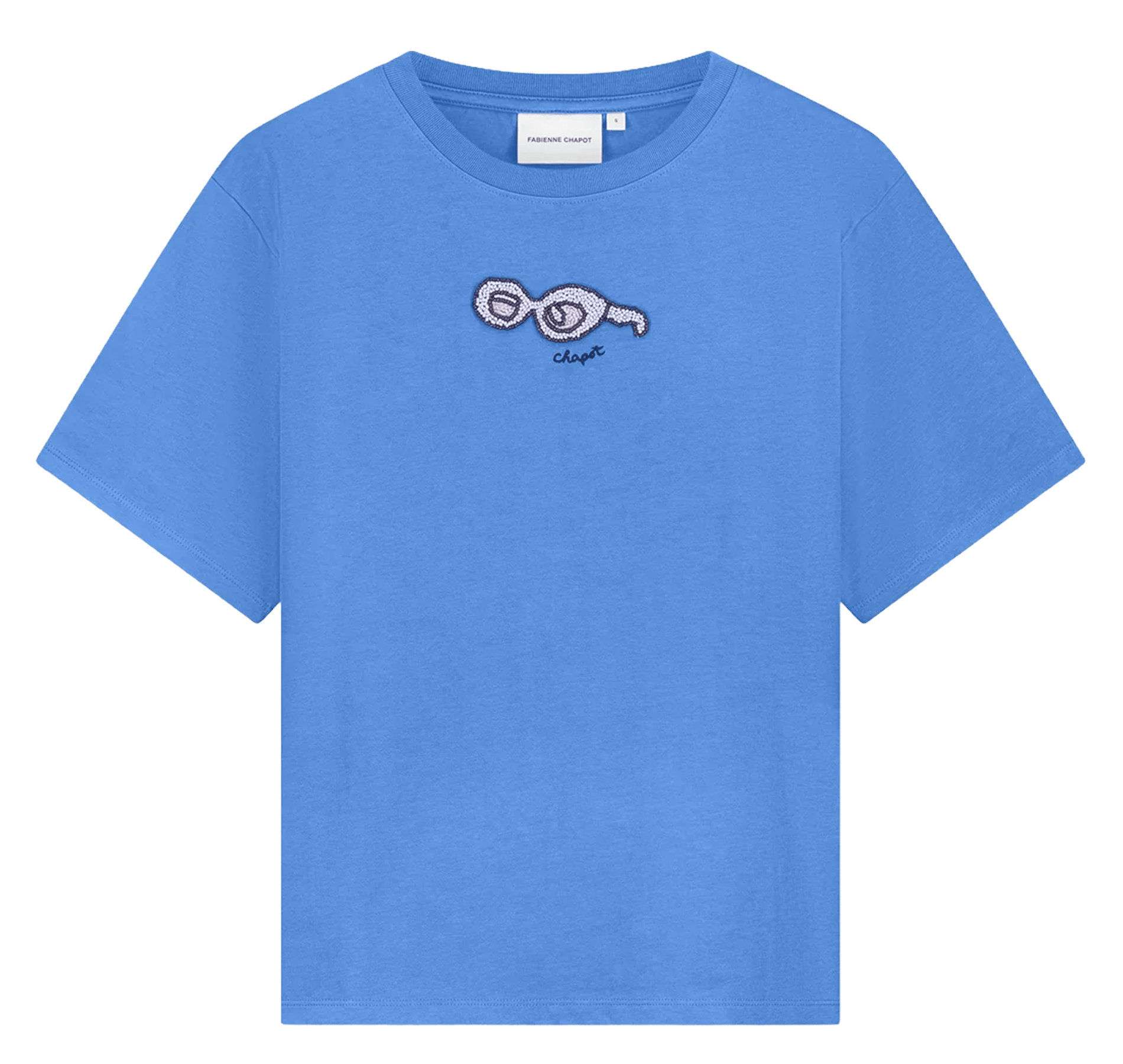 Maglietta diritta ricamata FABIENNE CHAPOT