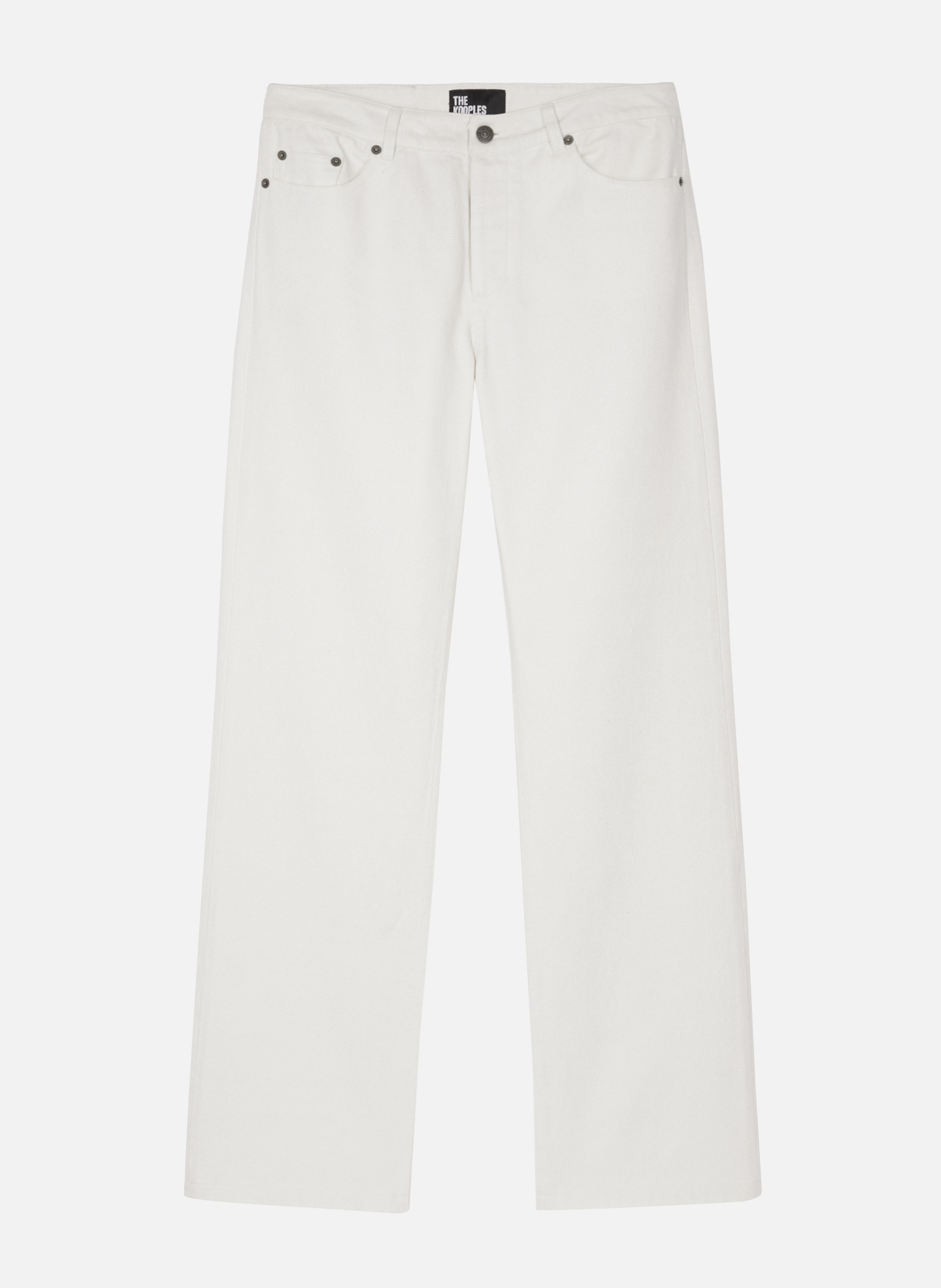 Coated slim jeans THE KOOPLES White