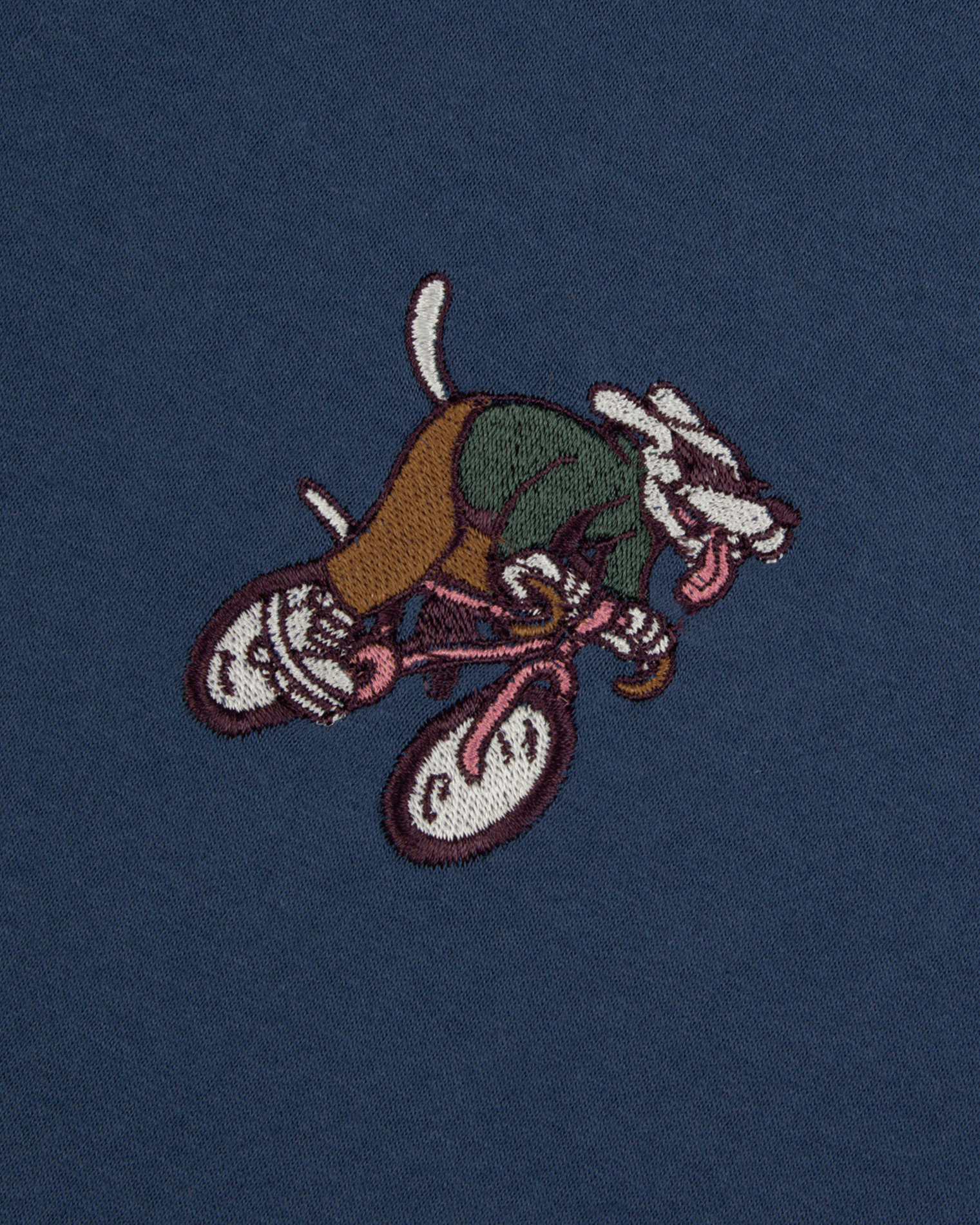 Straight logo t-shirt in cotton FAGUO Blue